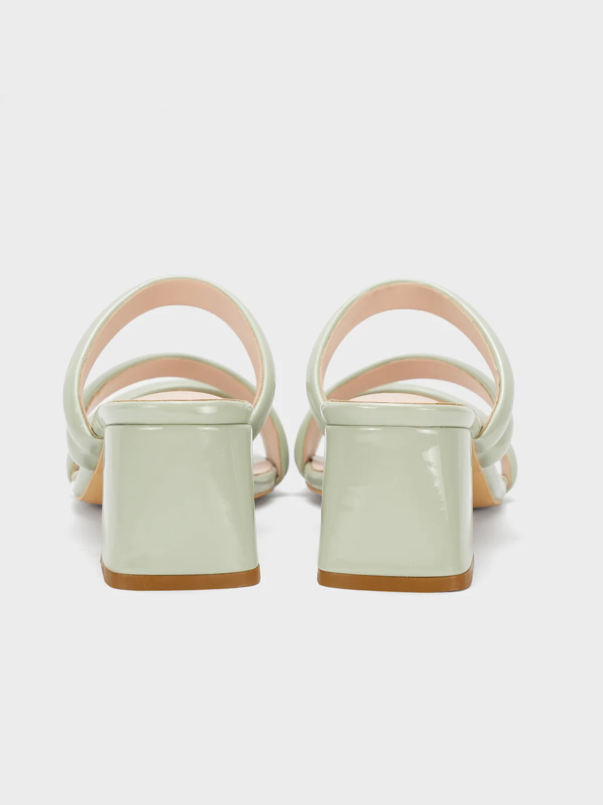 Womens "NEREUS" Patent Casual Sandals - Image 3