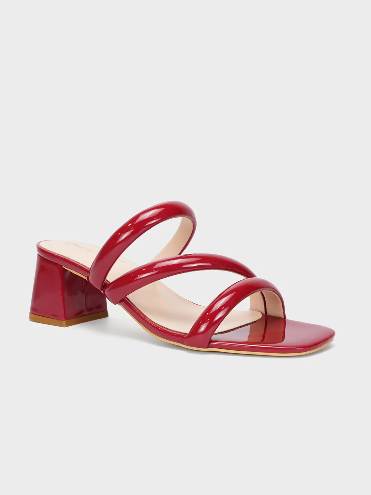 Womens "NEREUS" Patent Casual Sandals