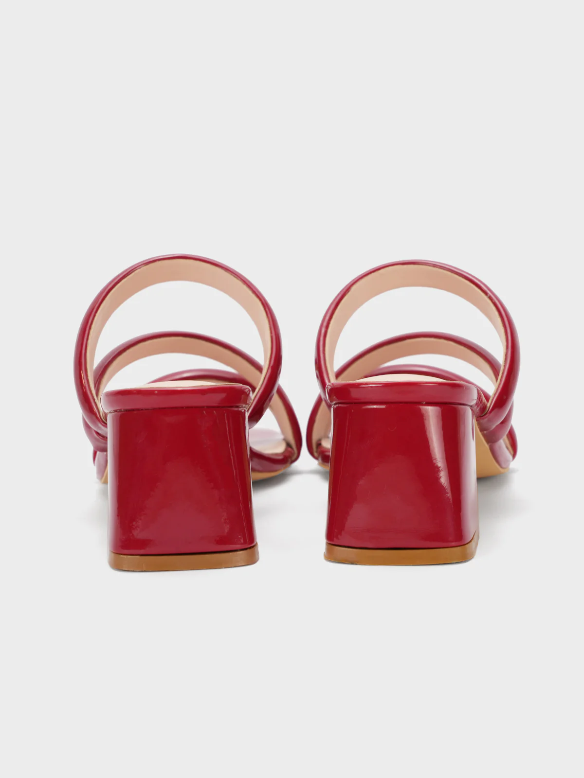 Womens "NEREUS" Patent Casual Sandals - Image 3