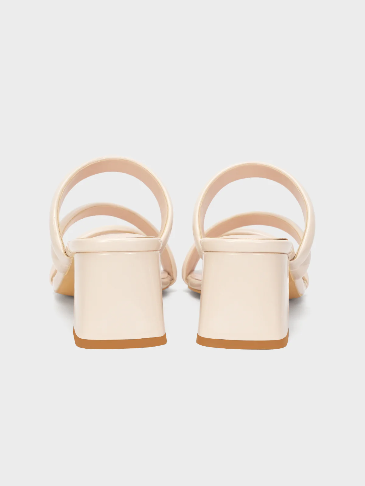Womens "NEREUS" Patent Casual Sandals - Image 3