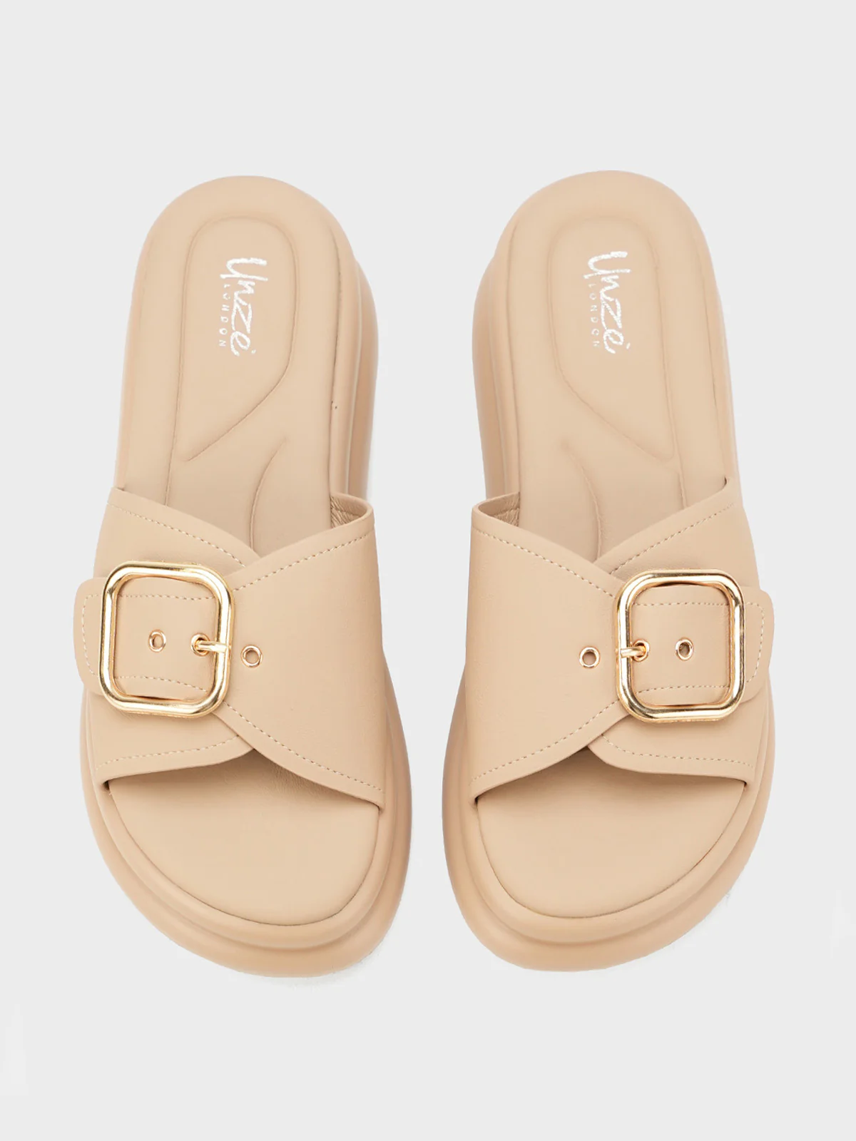 Womens "NEVYA" Easy Slip On Slippers - Image 6