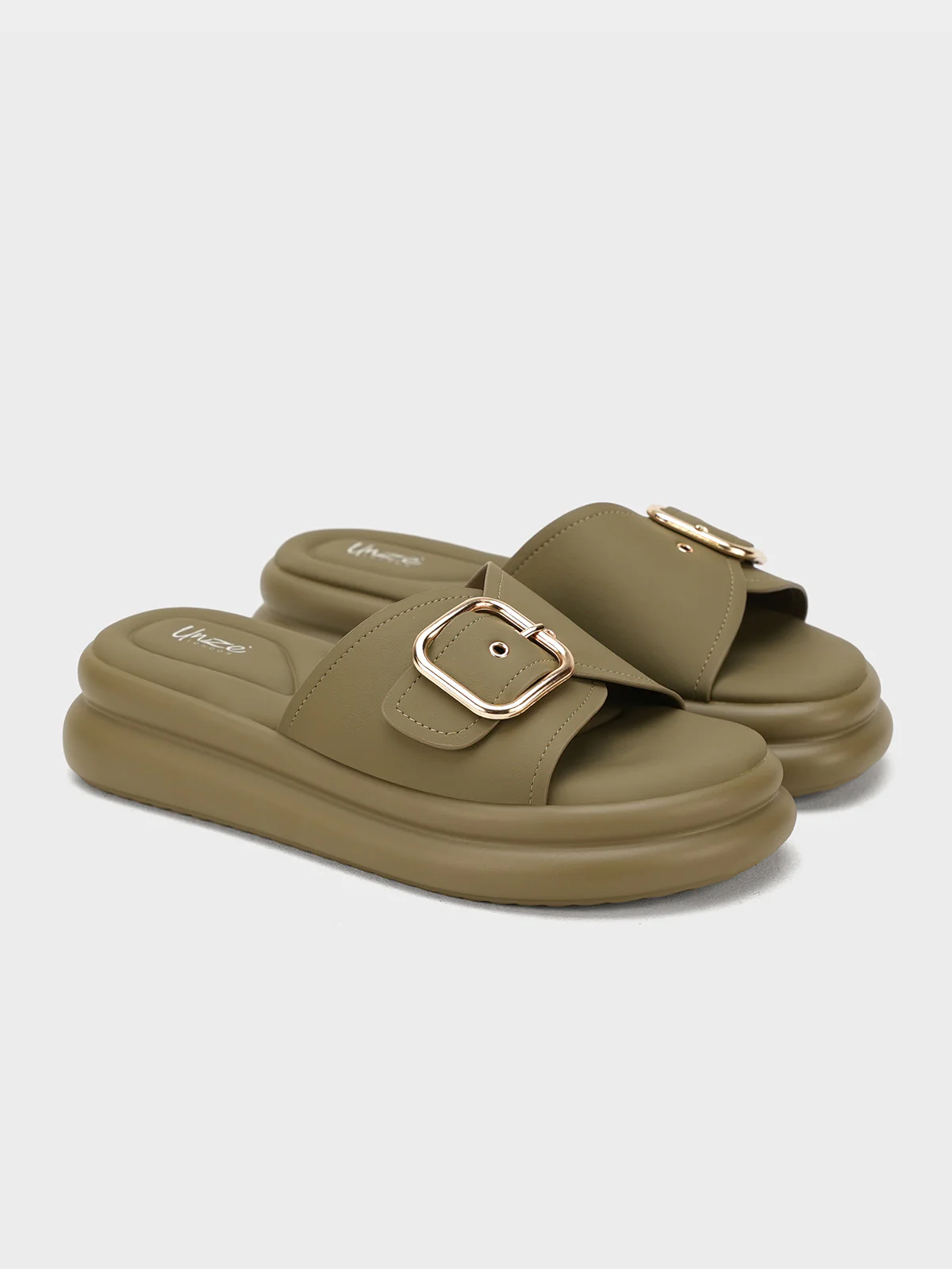 Womens "NEVYA" Easy Slip On Slippers - Image 2