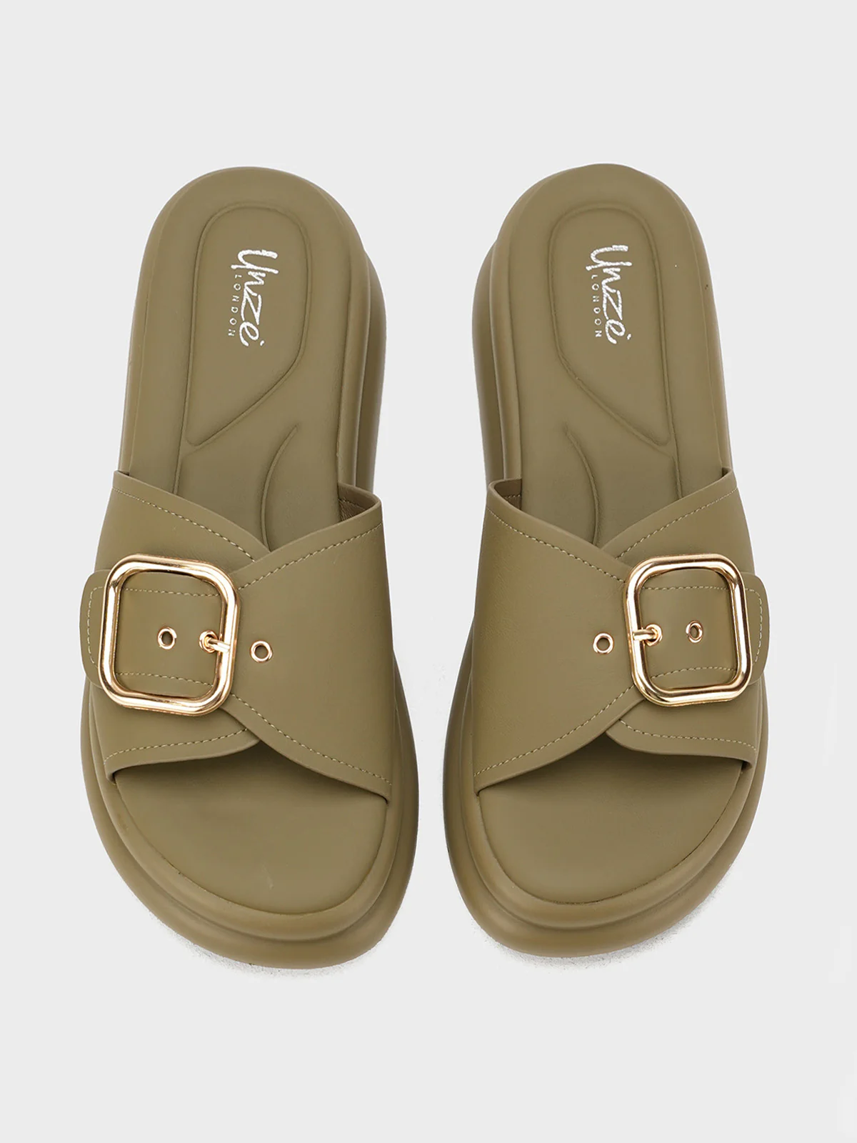 Womens "NEVYA" Easy Slip On Slippers - Image 6