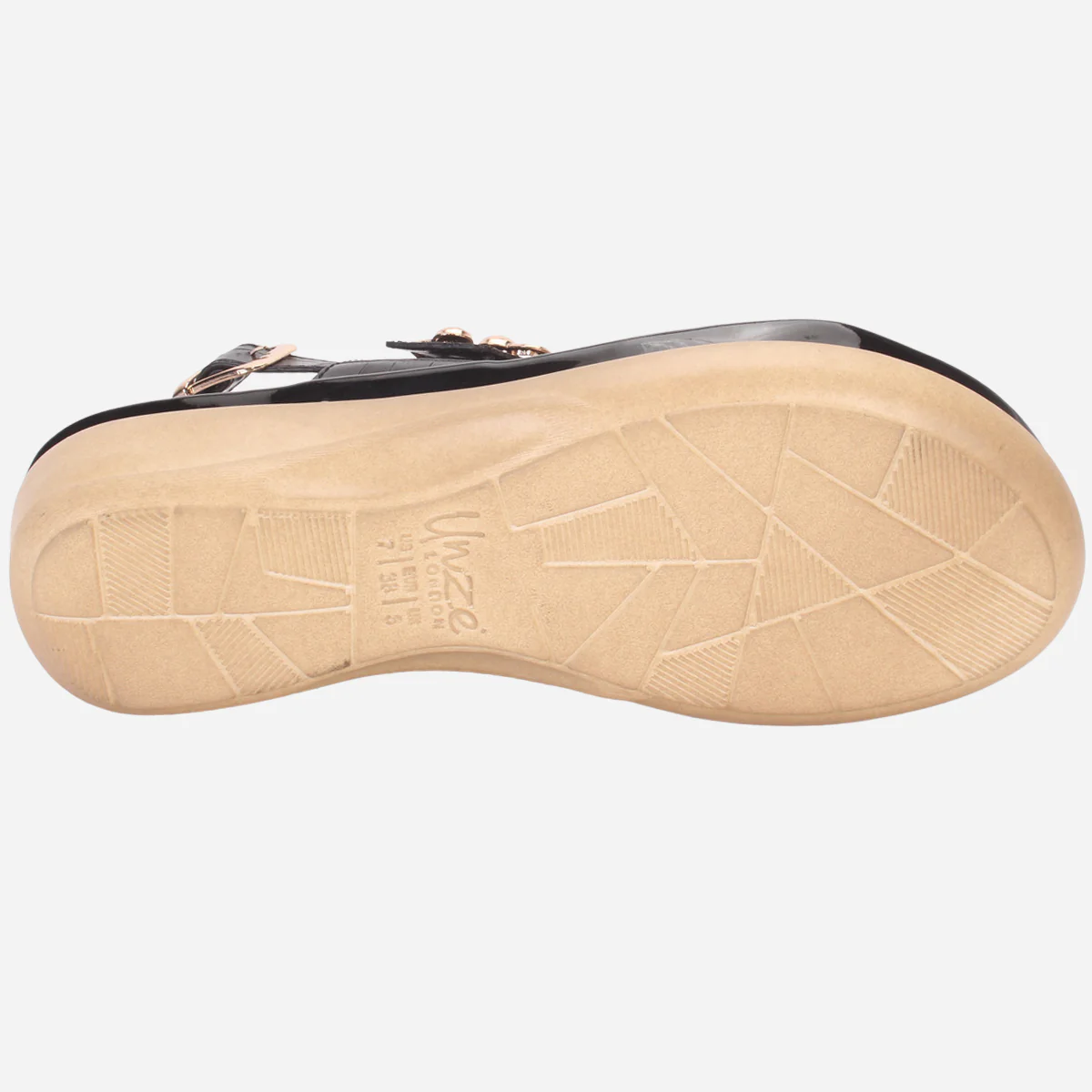 Womens "NIAMA" Open Toe Comfy Everyday Wedge Sandals - Image 5