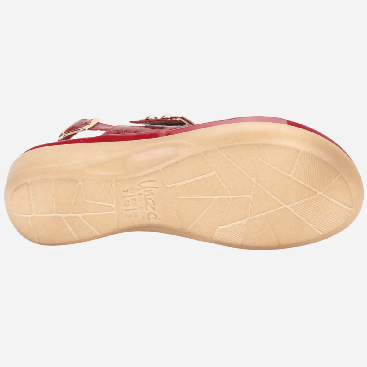 Womens "NIAMA" Open Toe Comfy Everyday Wedge Sandals - Image 5