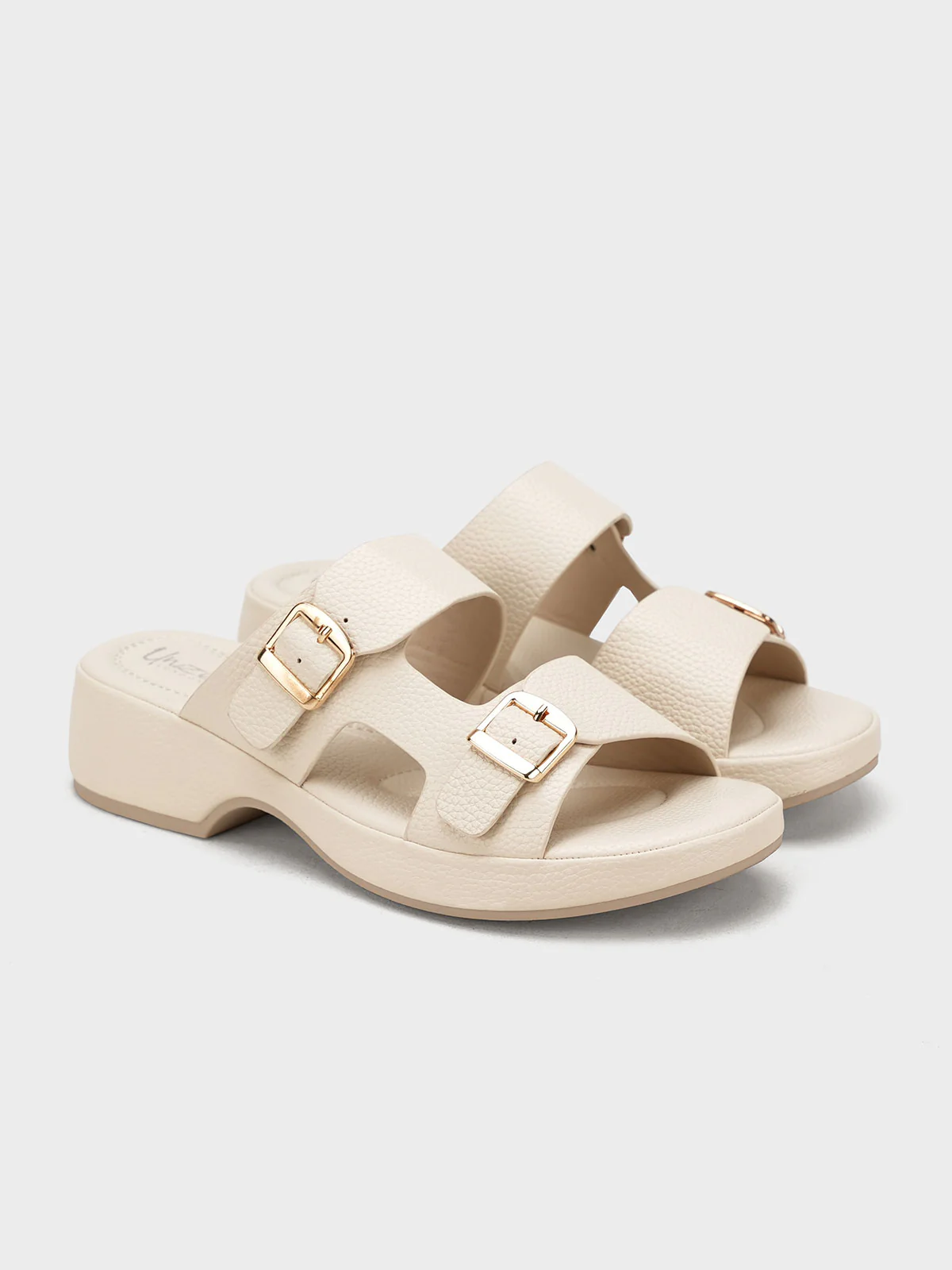 Womens "NILLDA" Trendy Buckle Slippers - Image 4