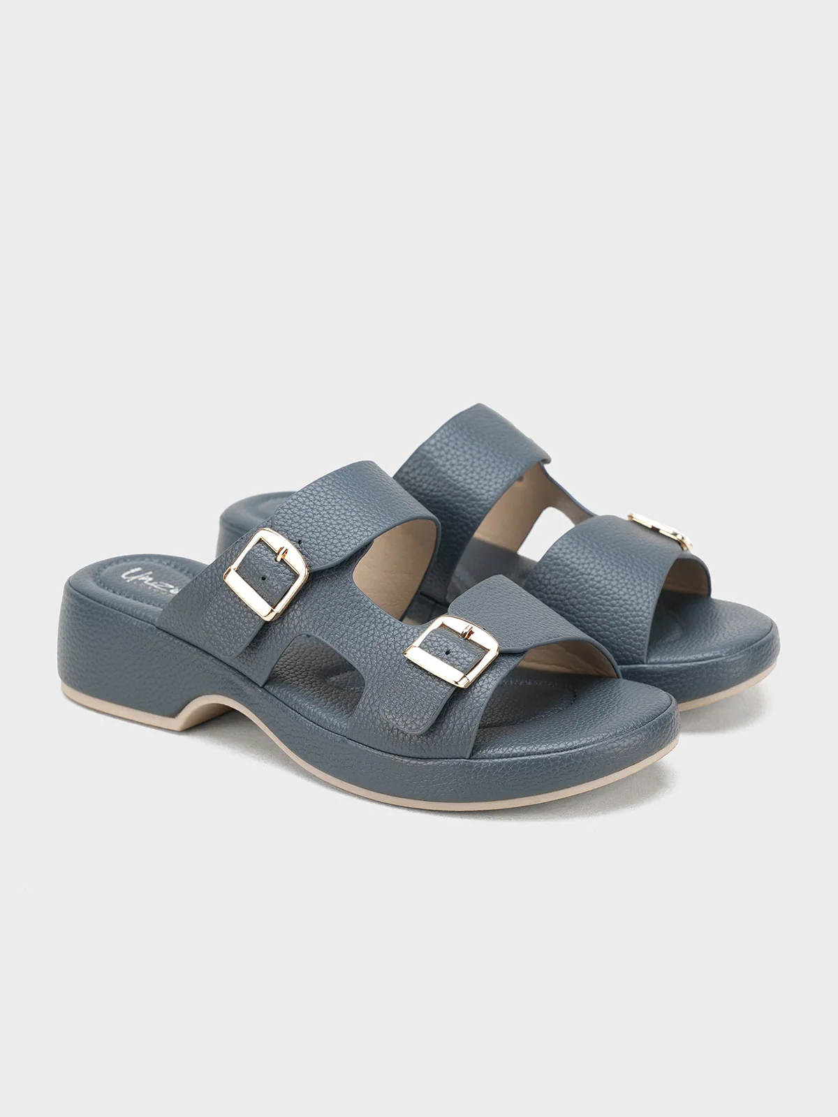 Womens "NILLDA" Trendy Buckle Slippers - Image 4