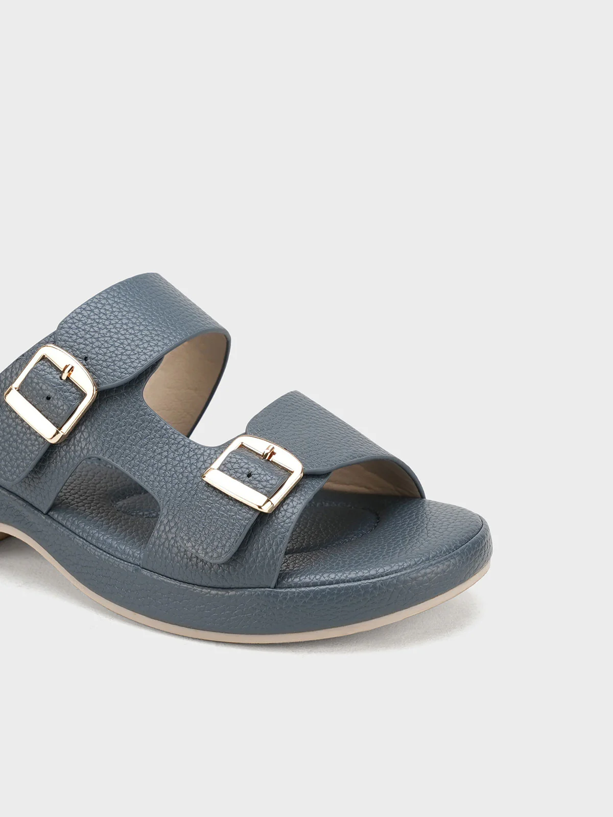 Womens "NILLDA" Trendy Buckle Slippers - Image 7