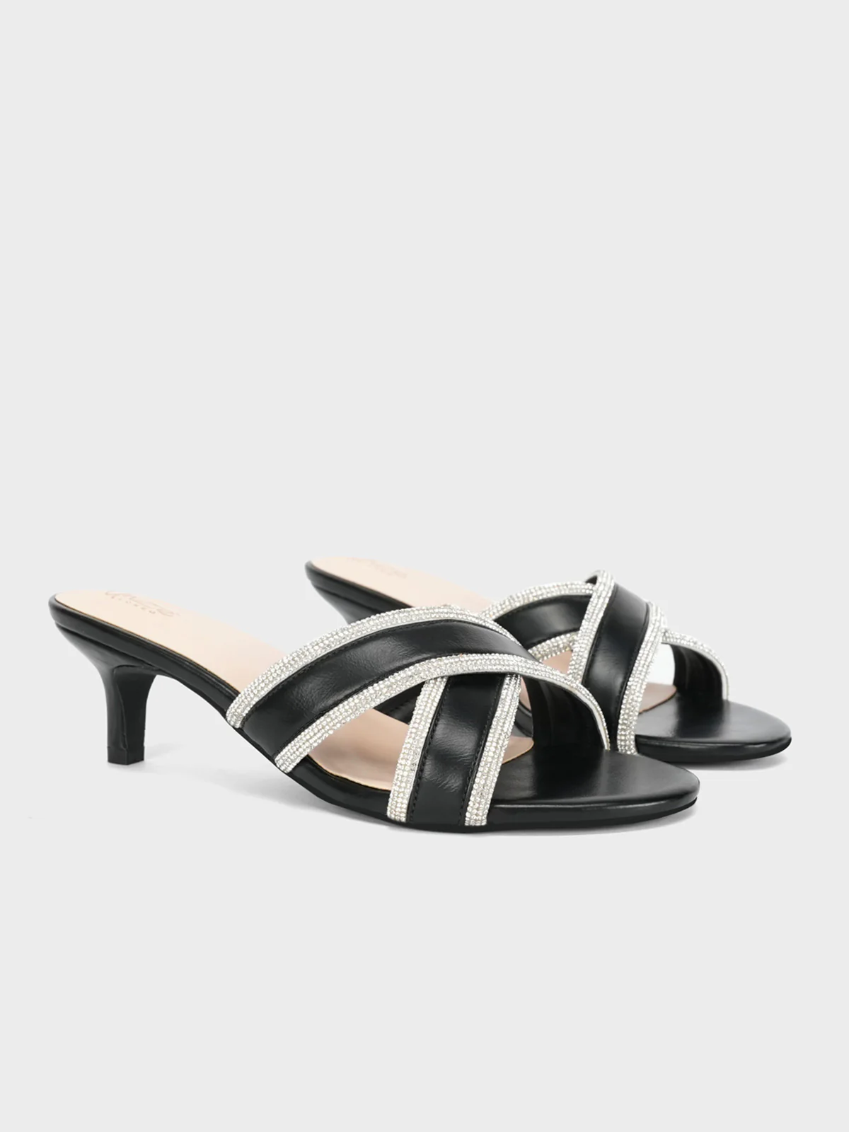 Women's "NOIRION" Cross Over Sandals - Image 2