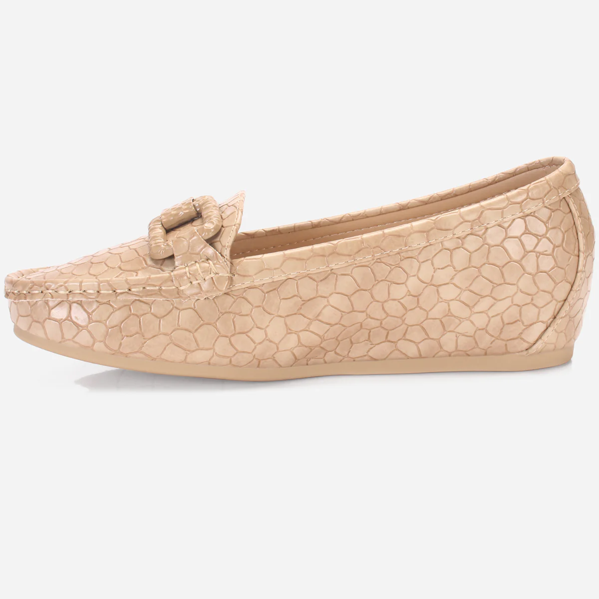 Womens "NOOHRY" Wedge Comfy Slide In Moccasins - Image 2