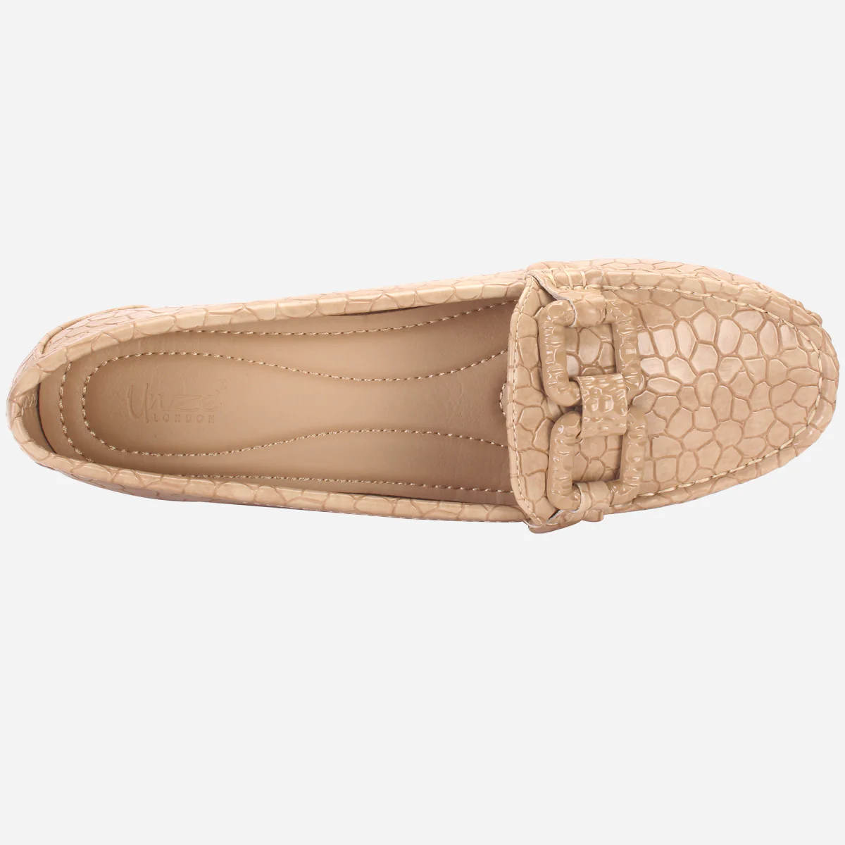 Womens "NOOHRY" Wedge Comfy Slide In Moccasins - Image 3