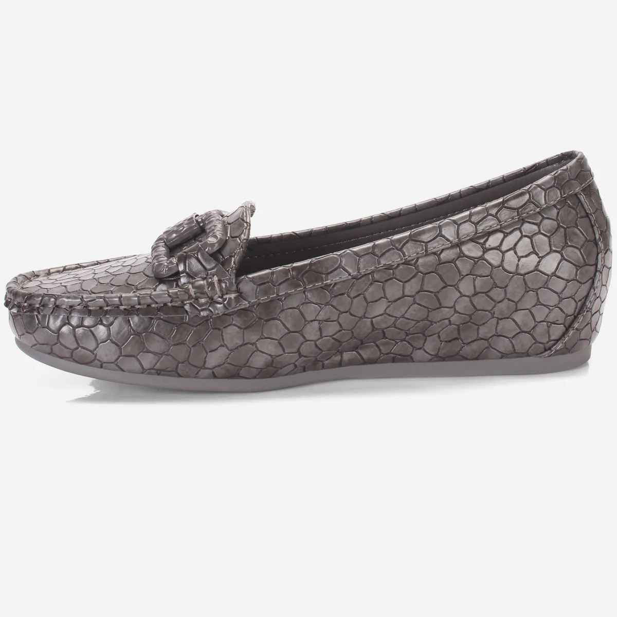 Womens "NOOHRY" Wedge Comfy Slide In Moccasins - Image 3