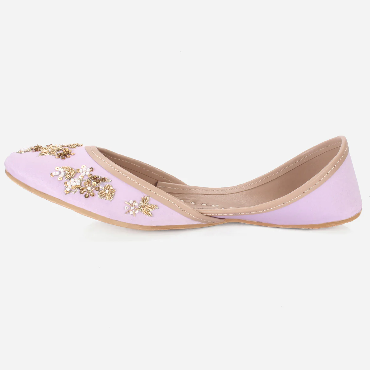Women's "NOVIE" Embellished Leather Khussa - Image 3