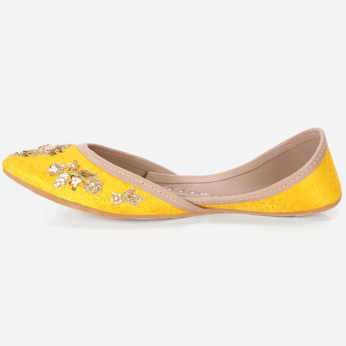 Women's "NOVIE" Embellished Leather Khussa - Image 3