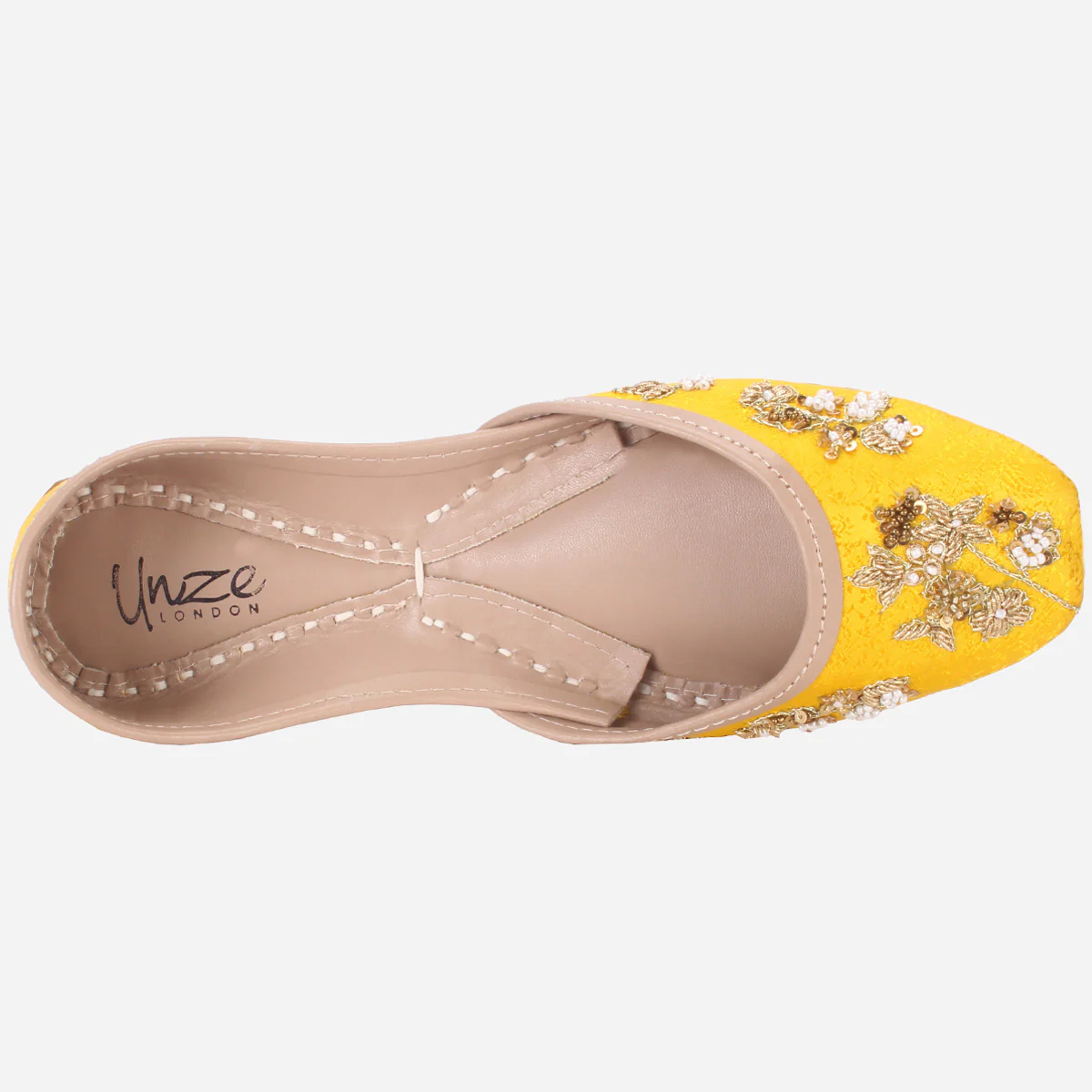 Women's "NOVIE" Embellished Leather Khussa - Image 4