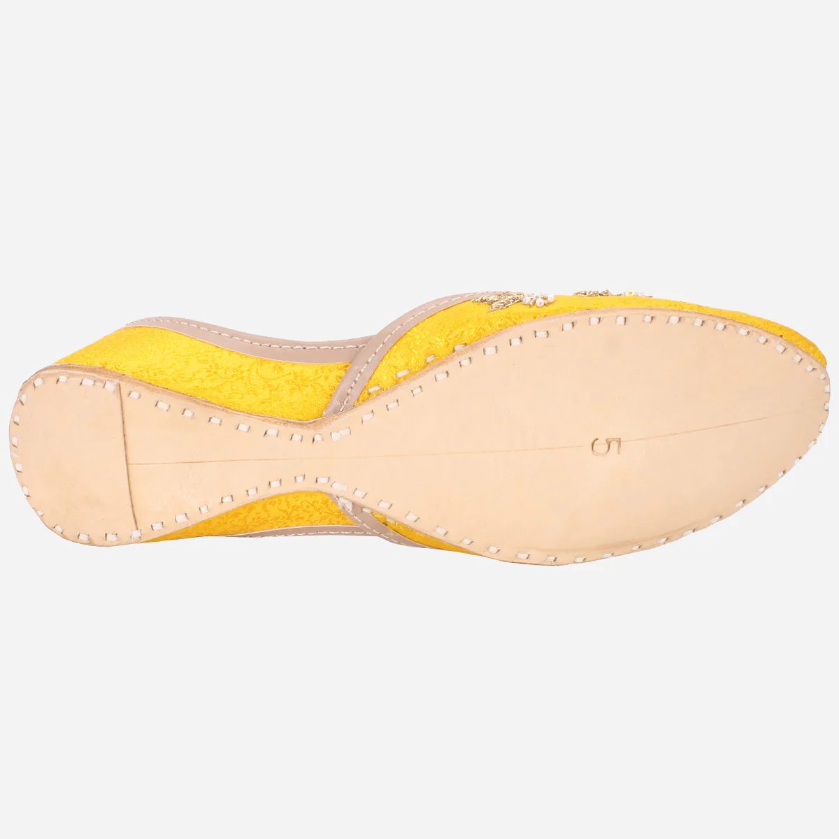 Women's "NOVIE" Embellished Leather Khussa - Image 5