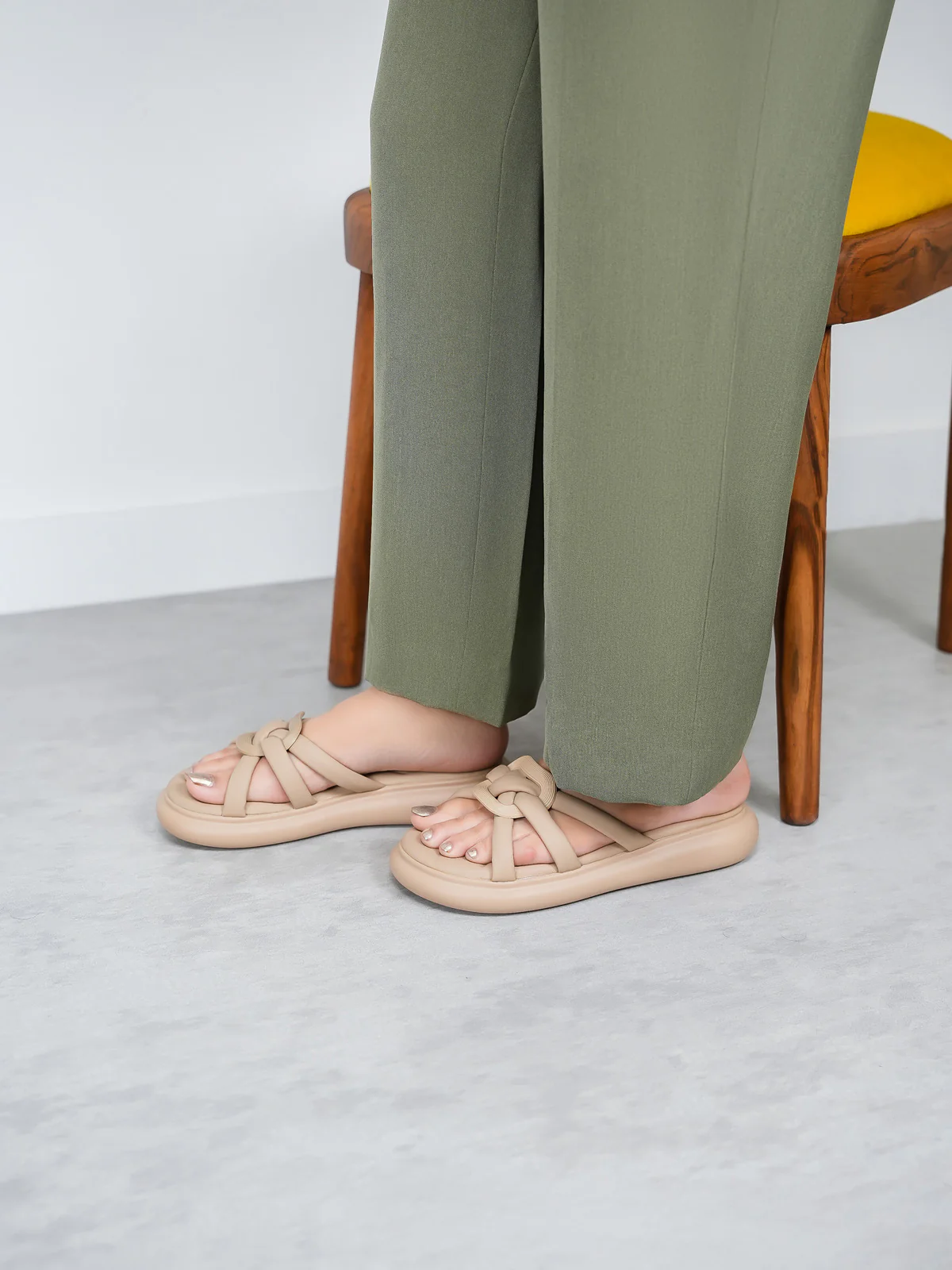 Womens "NUZINIO" Casual Comfy Slippers - Image 6