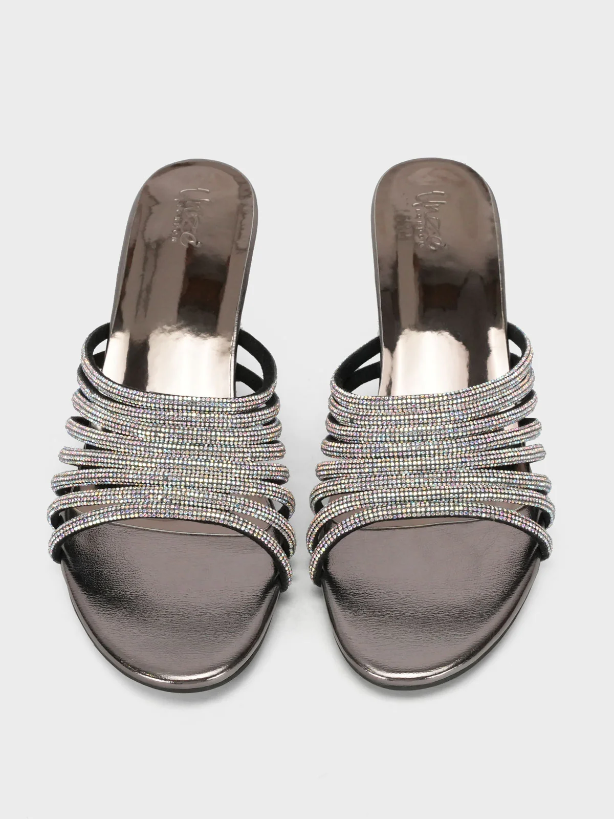 Womens "OBERON" Stylish Diamante Sandals - Image 5