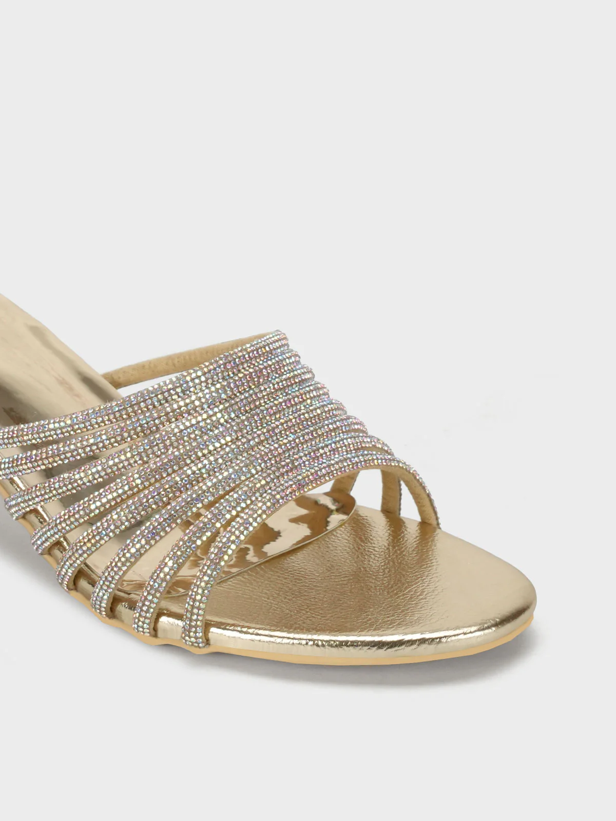Womens "OBERON" Stylish Diamante Sandals - Image 4