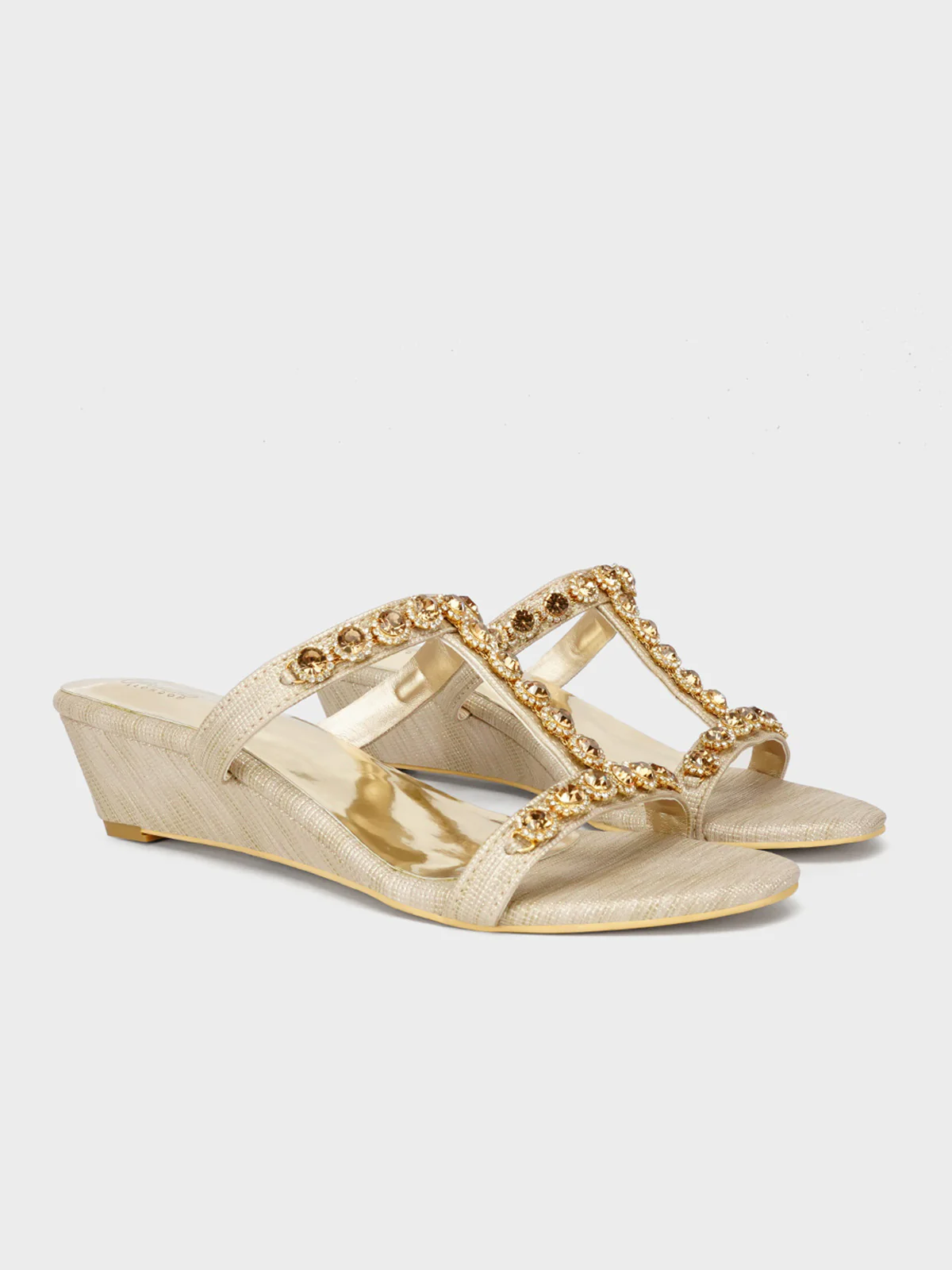 Womens "OKADA" Wedge High Fashion Sandals - Image 2
