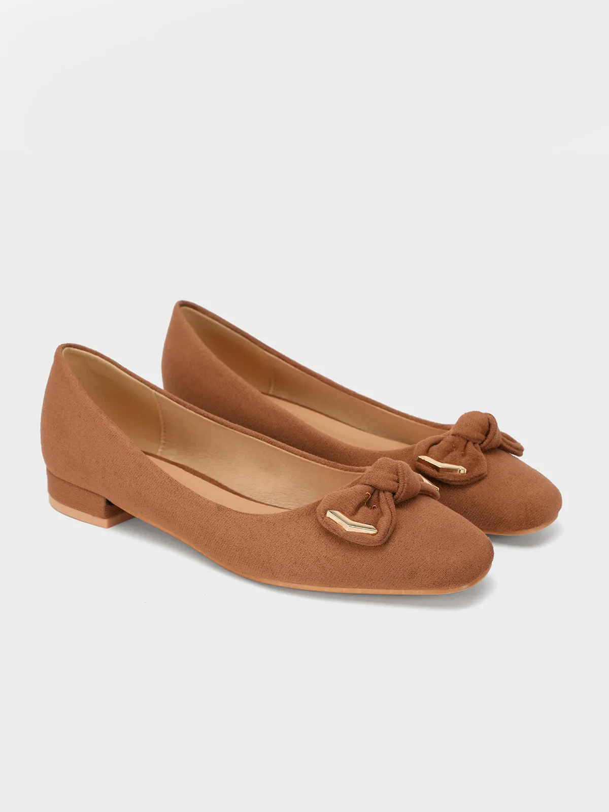 Womens "OKAPARA" Bow Accented Casual Pumps - Image 2
