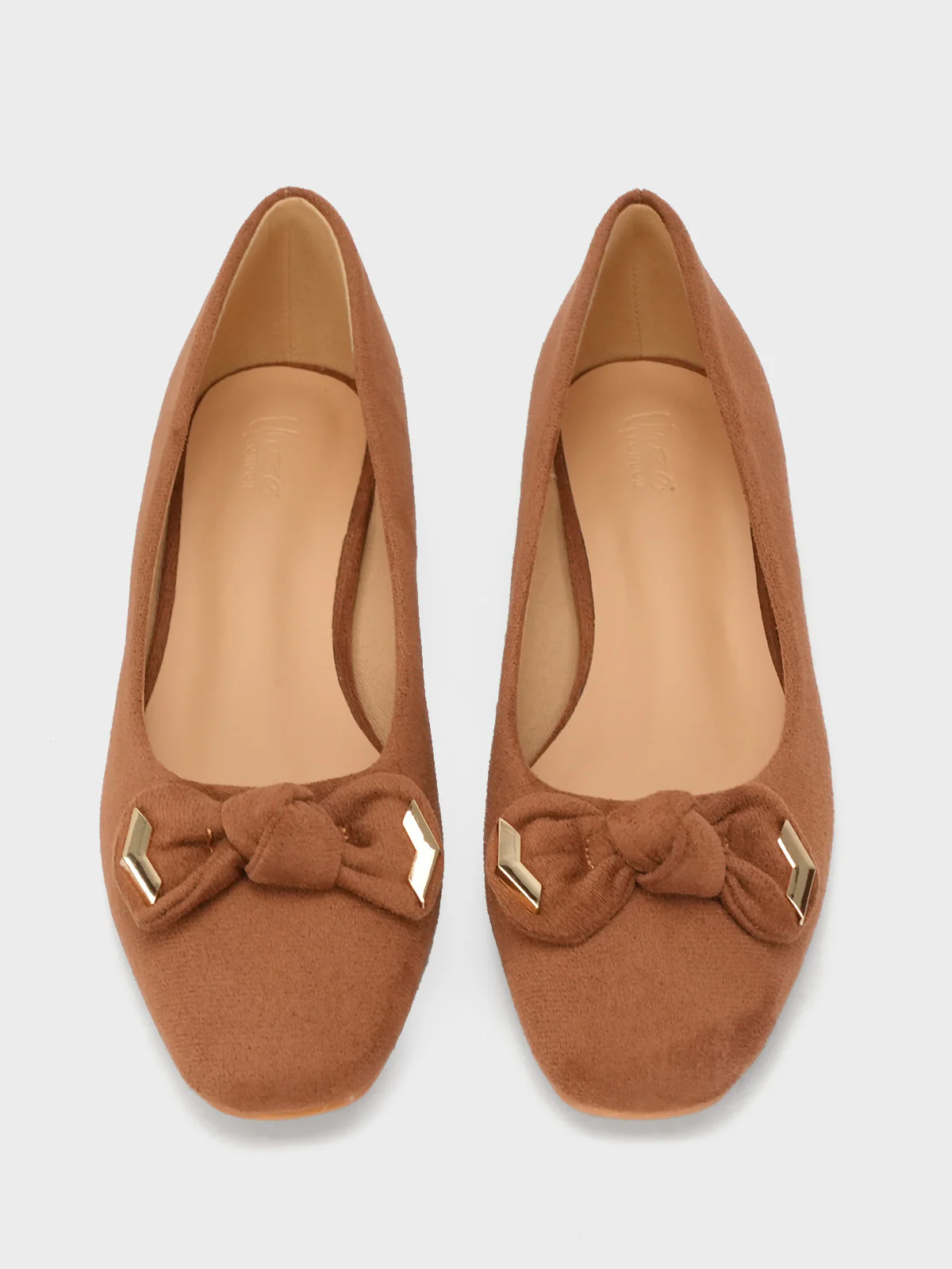 Womens "OKAPARA" Bow Accented Casual Pumps - Image 5