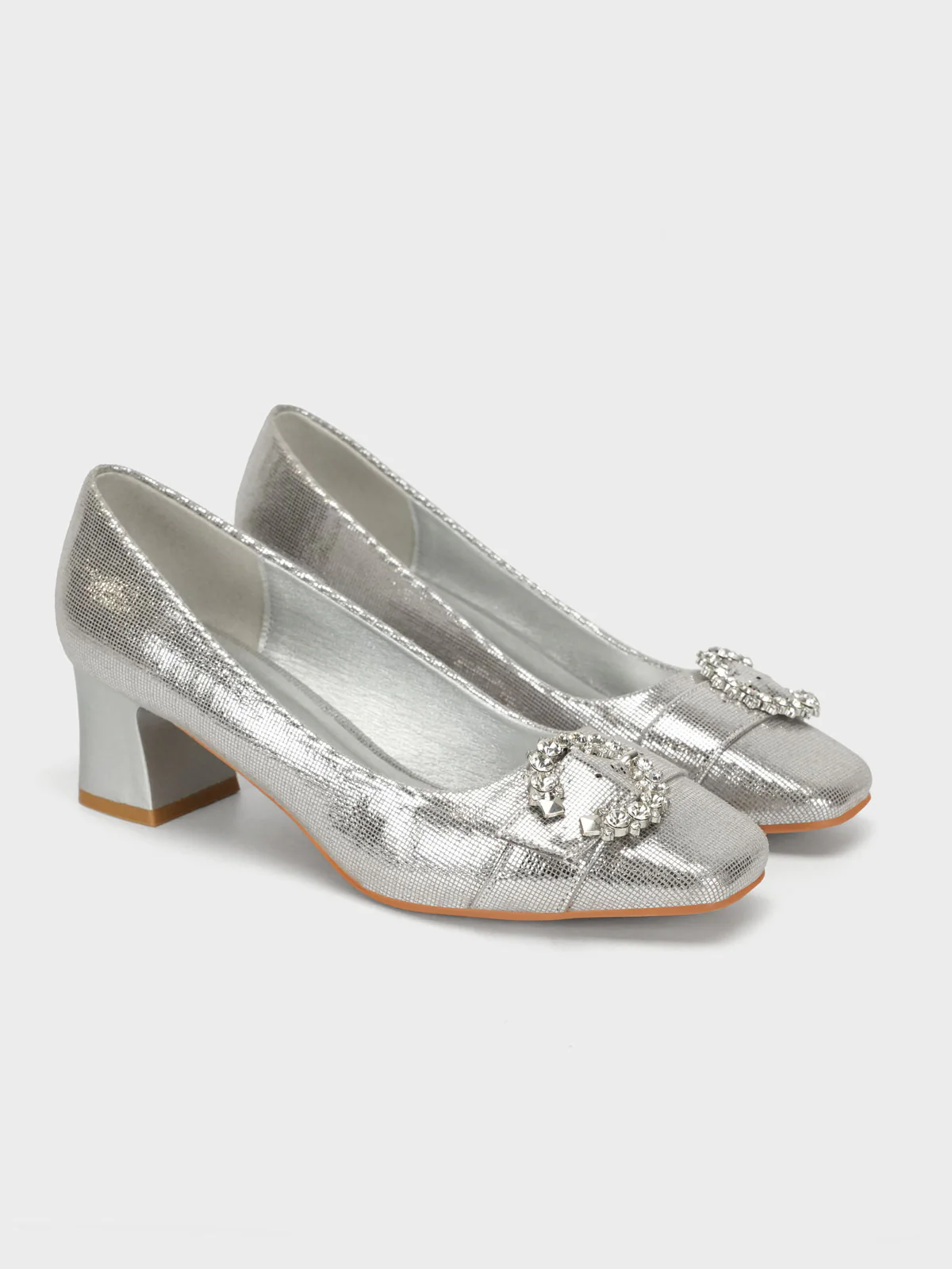 Women's "ONNIKA" Block Heel Fancy Courts - Image 2