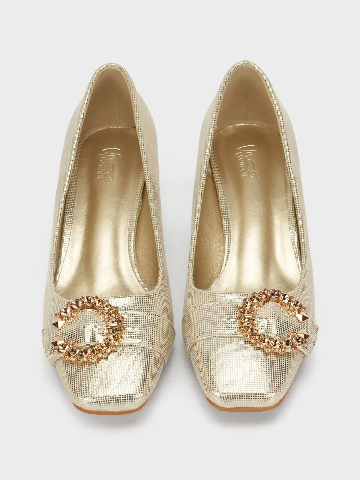 Women's "ONNIKA" Block Heel Fancy Courts - Image 5