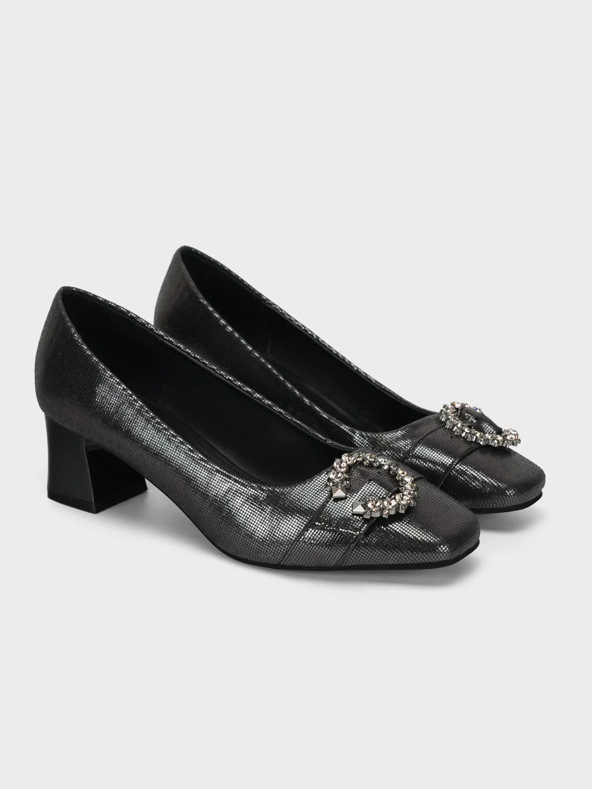 Women's "ONNIKA" Block Heel Fancy Courts - Image 2