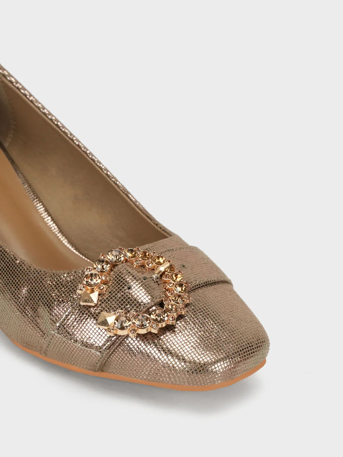 Women's "ONNIKA" Block Heel Fancy Courts - Image 4