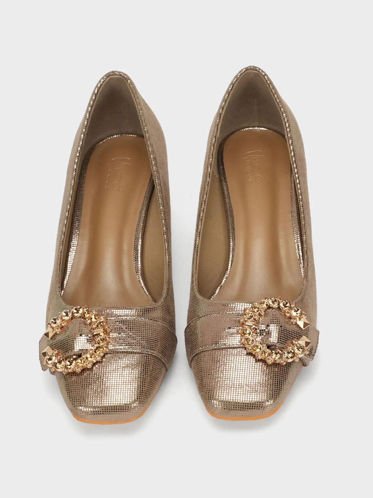Women's "ONNIKA" Block Heel Fancy Courts - Image 5