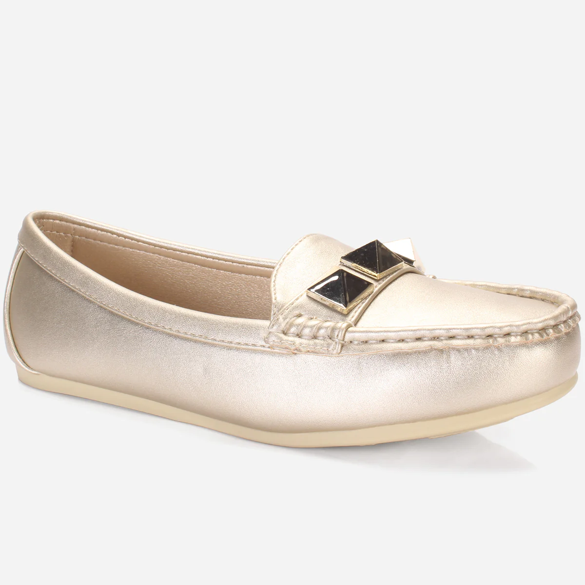 Womens "ORPHIA" Flat Comfy Slide In Moccasins