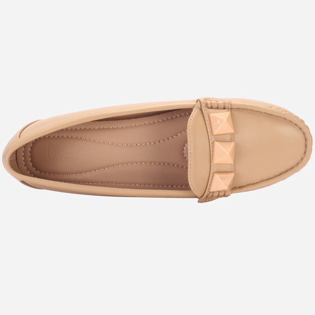Womens "ORPHIA" Flat Comfy Slide In Moccasins - Image 4