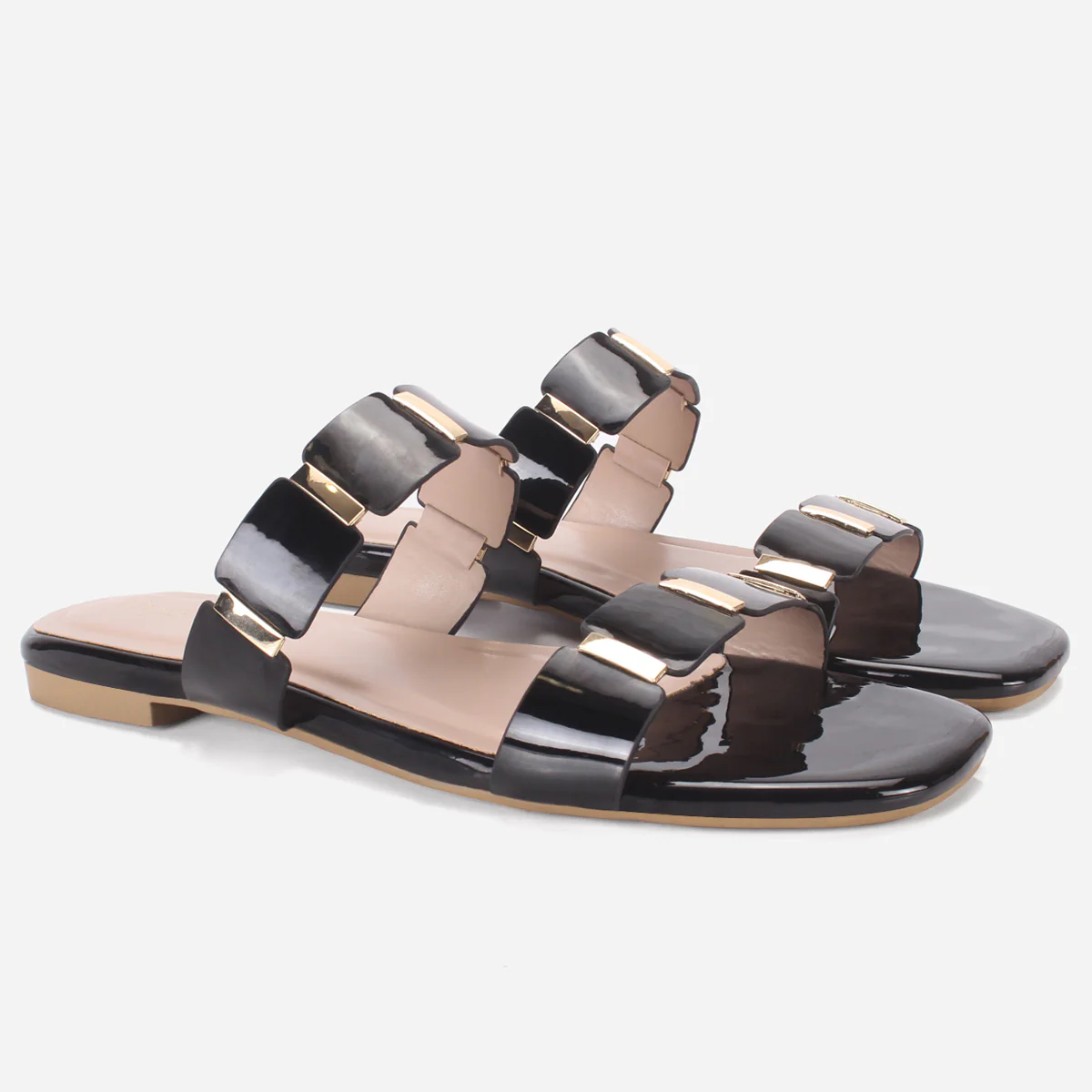 Women's "OSCAR" Flat Summer Open-Toe Slippers - Image 2