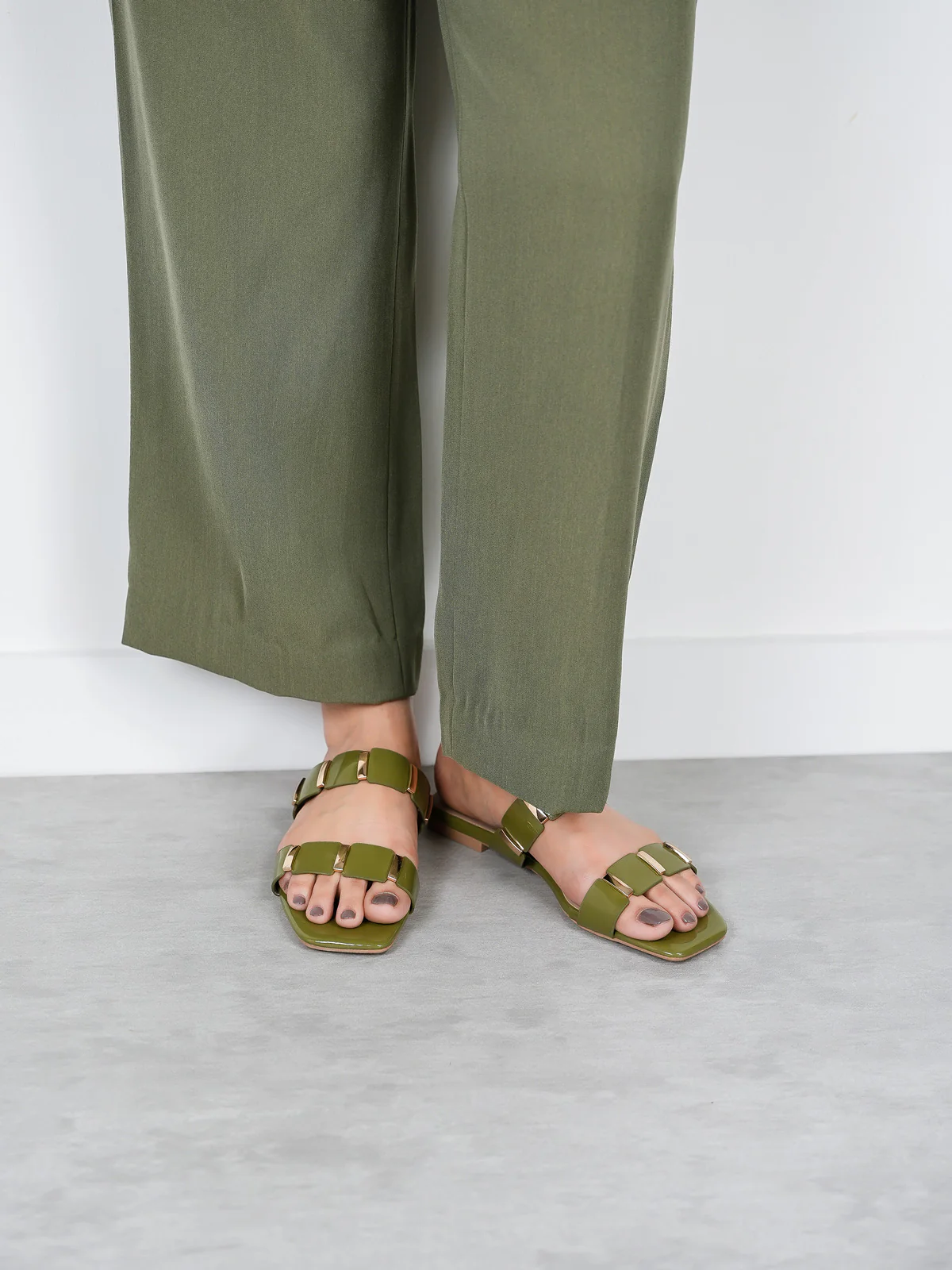 Women's "OSCAR" Flat Summer Open-Toe Slippers - Image 3
