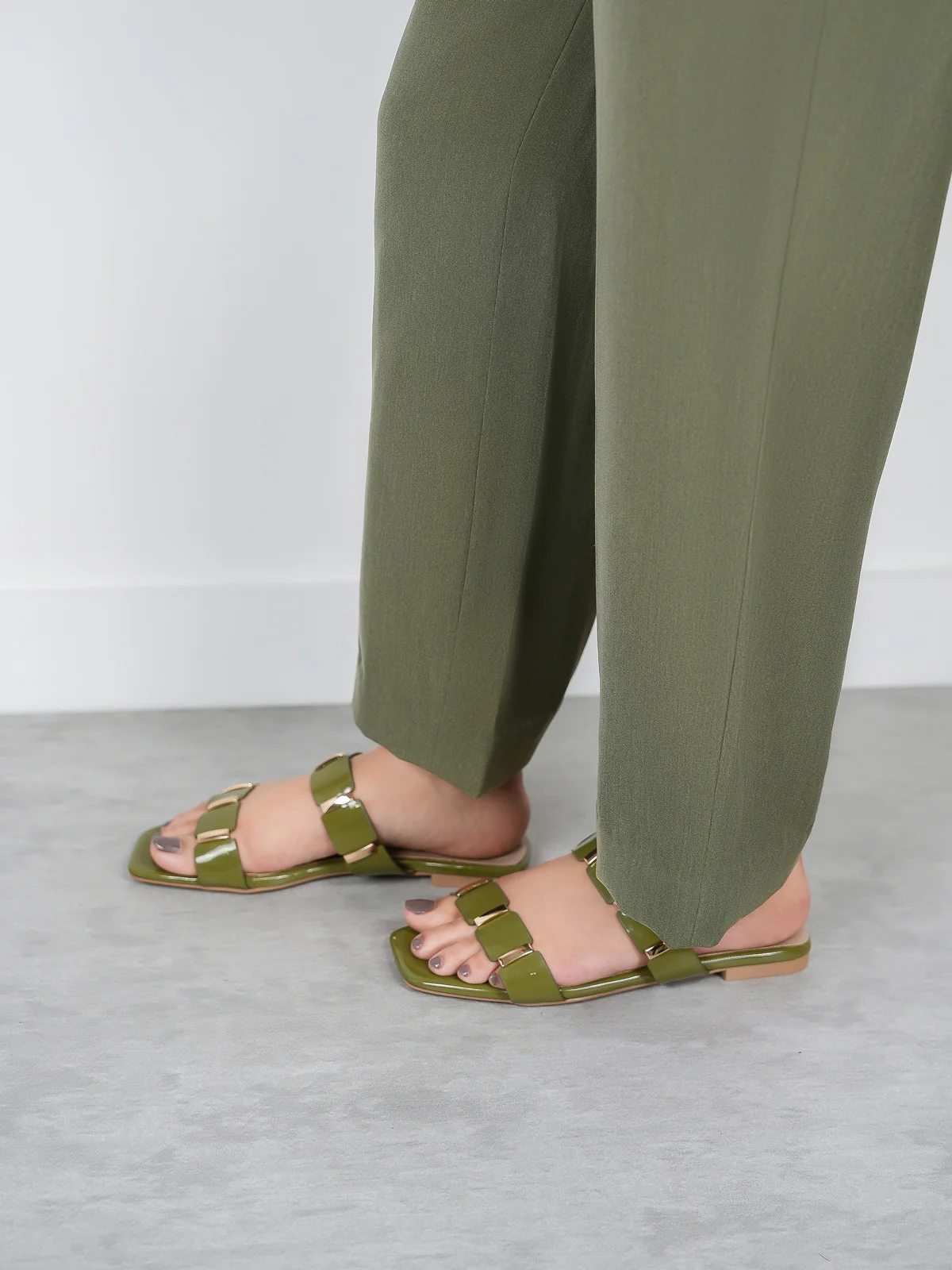 Women's "OSCAR" Flat Summer Open-Toe Slippers - Image 6