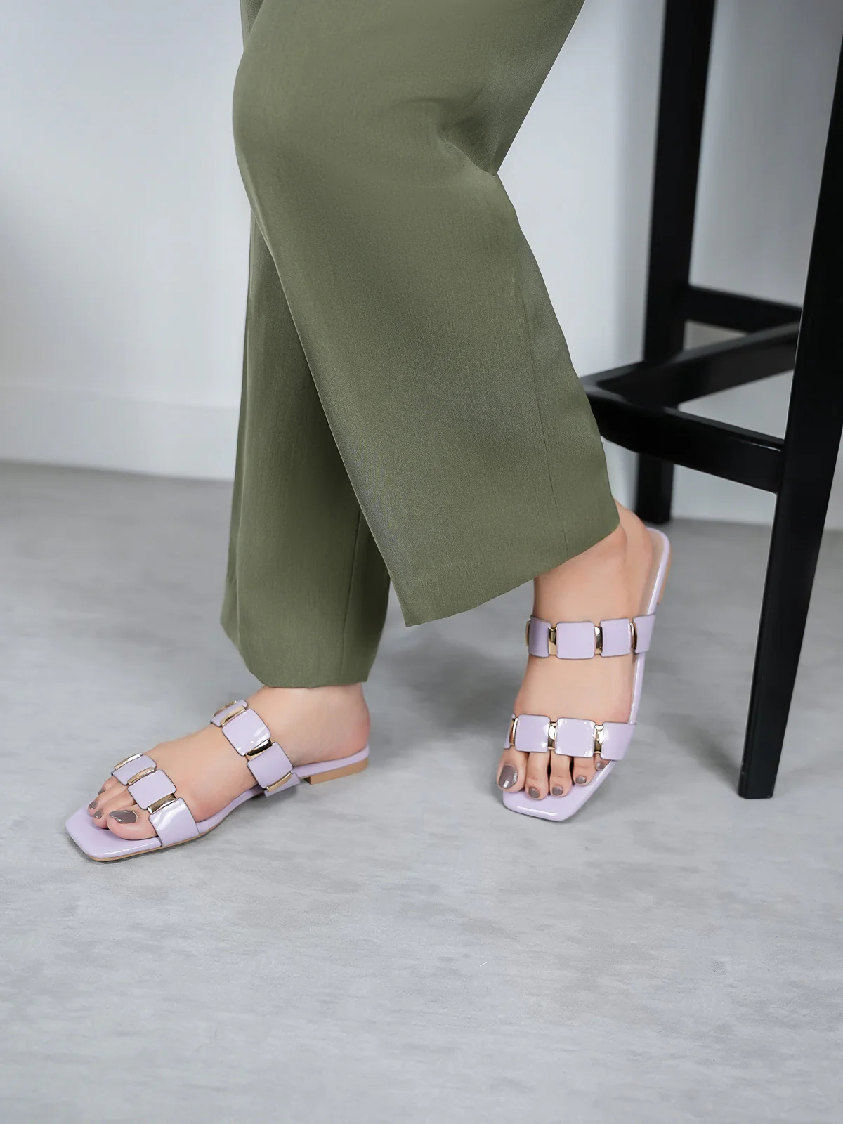 Women's "OSCAR" Flat Summer Open-Toe Slippers - Image 3