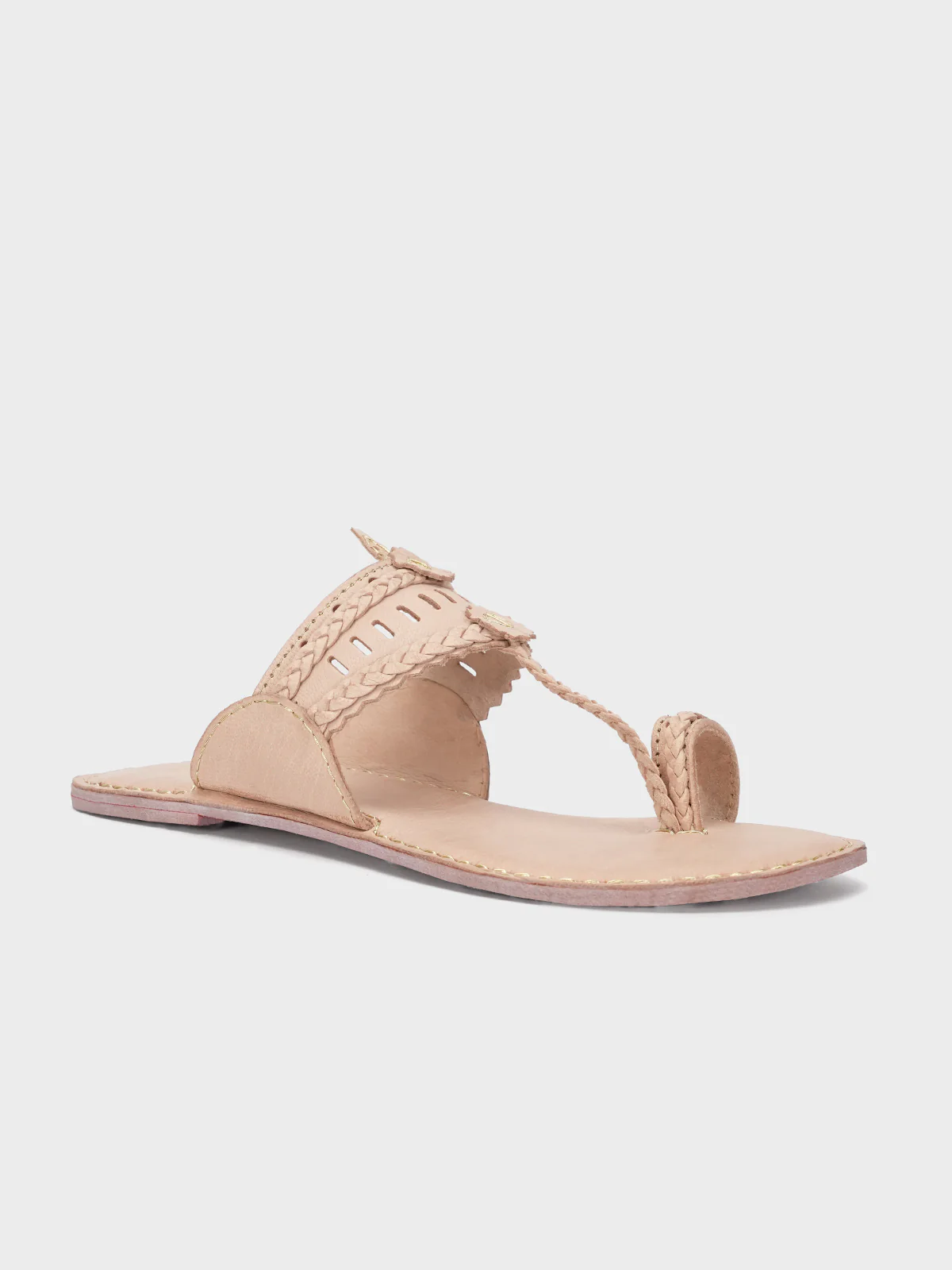 Women's "OUREA" Leather kolhapuri Chappal