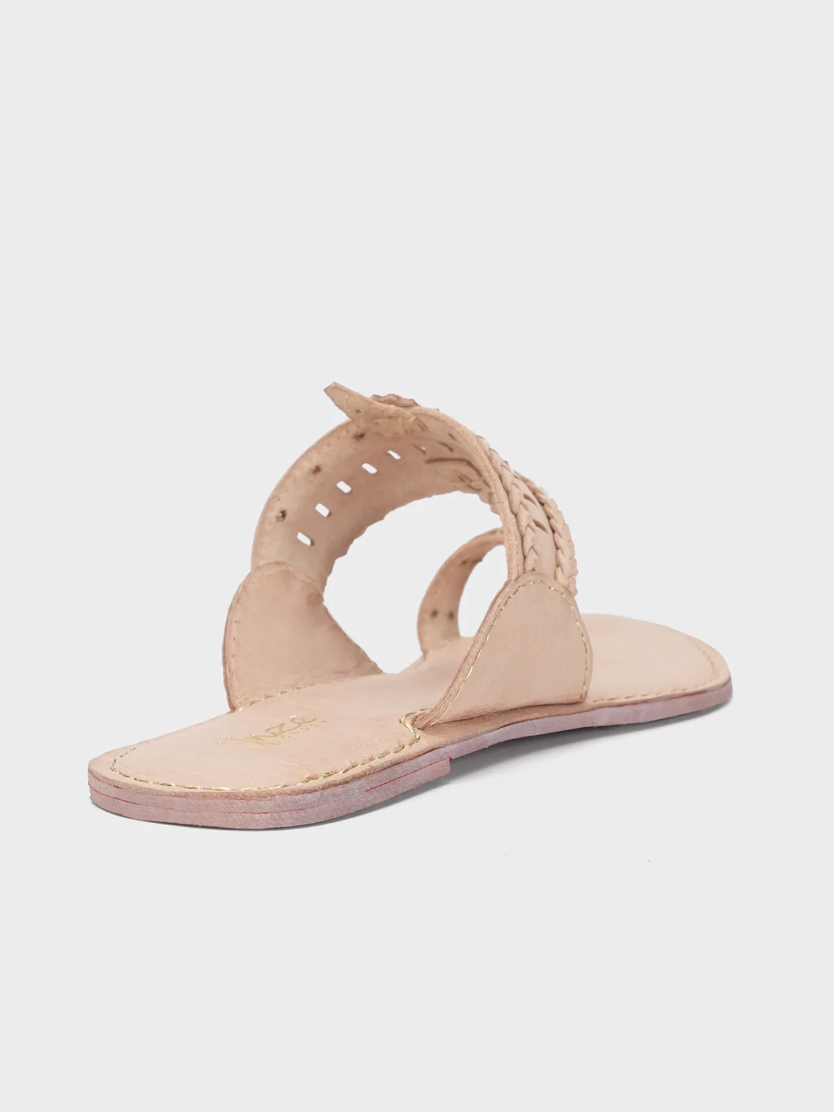 Women's "OUREA" Leather kolhapuri Chappal - Image 3