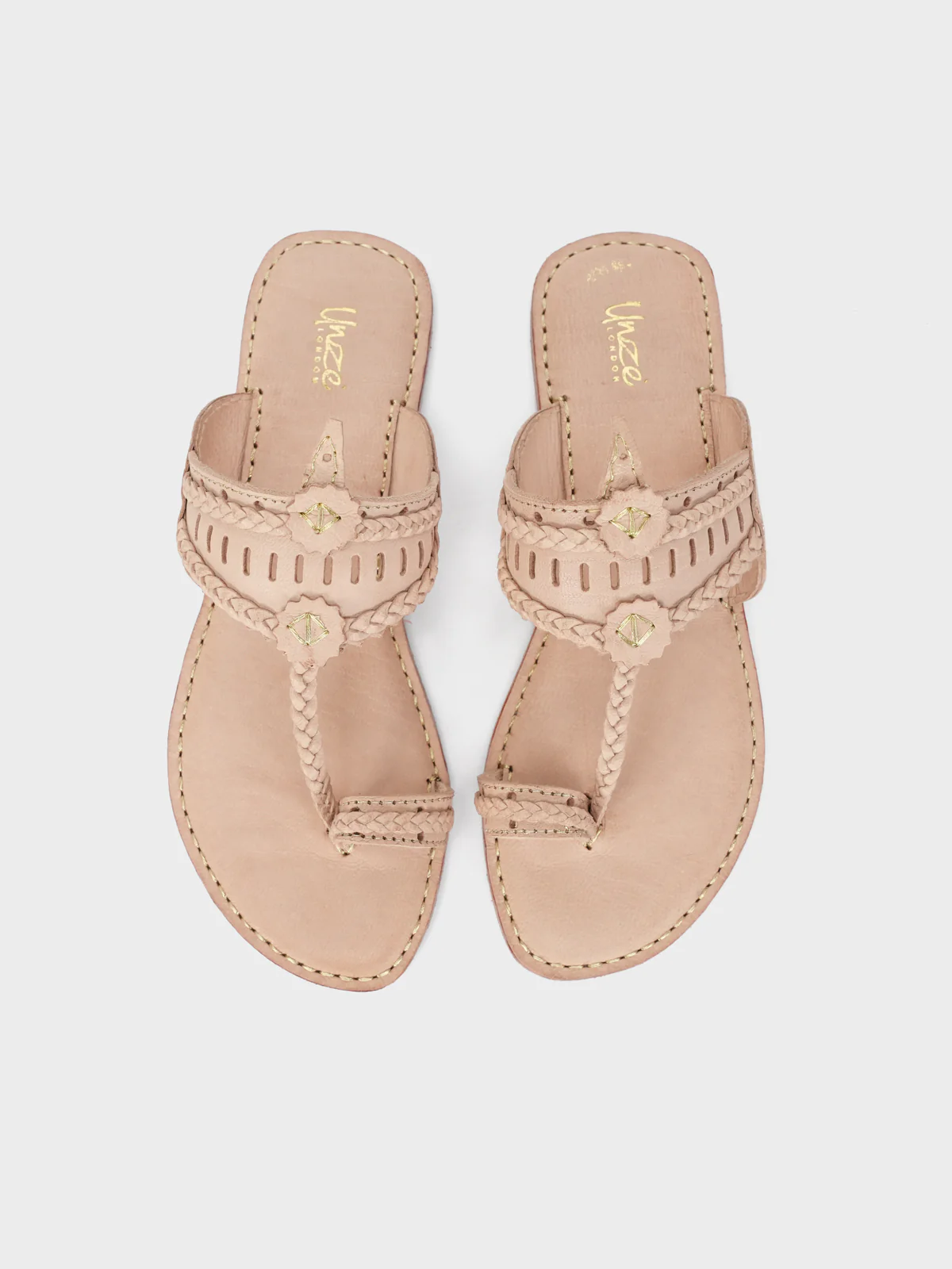 Women's "OUREA" Leather kolhapuri Chappal - Image 5