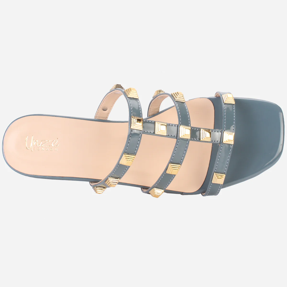 Womens "OZLEM" Decorated Block Heel Sandals - Image 4