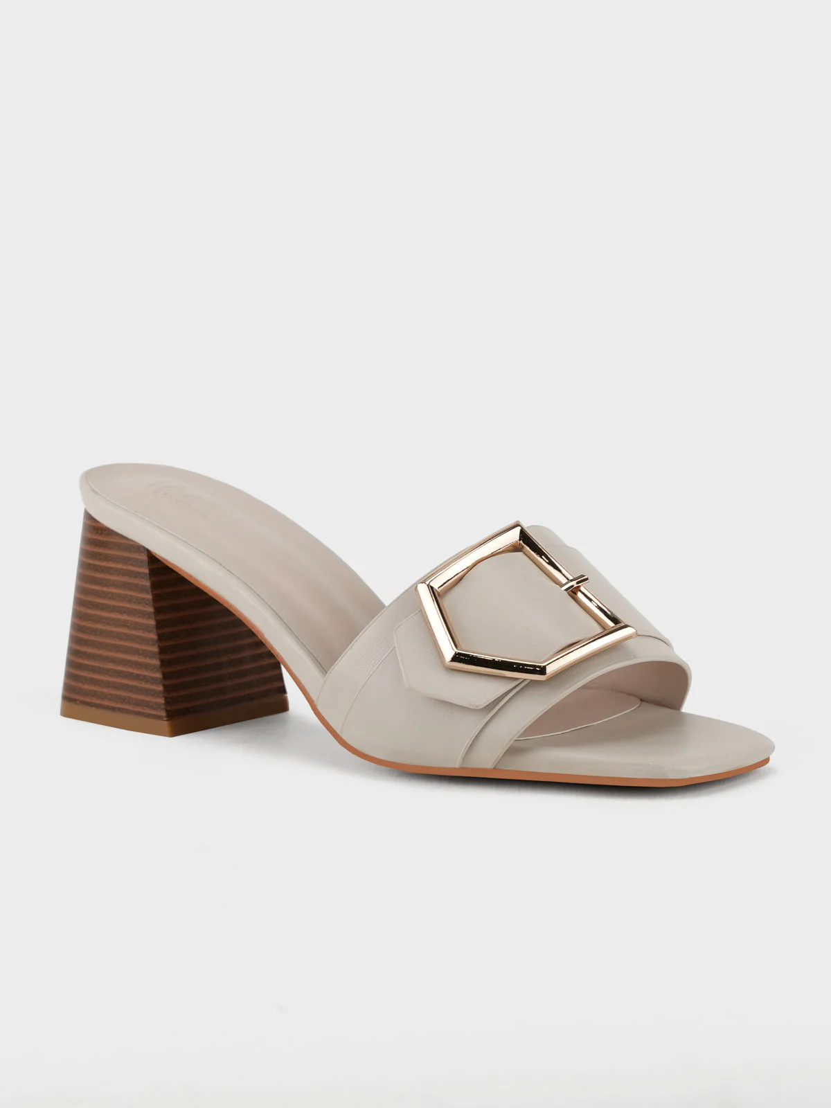 Womens "PATRA" Slip On Heel Sandals - Image 2