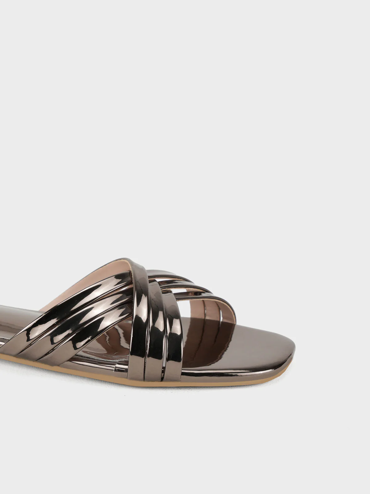 Women's "PHOSIN" Crisscross Strappy Slippers - Image 5
