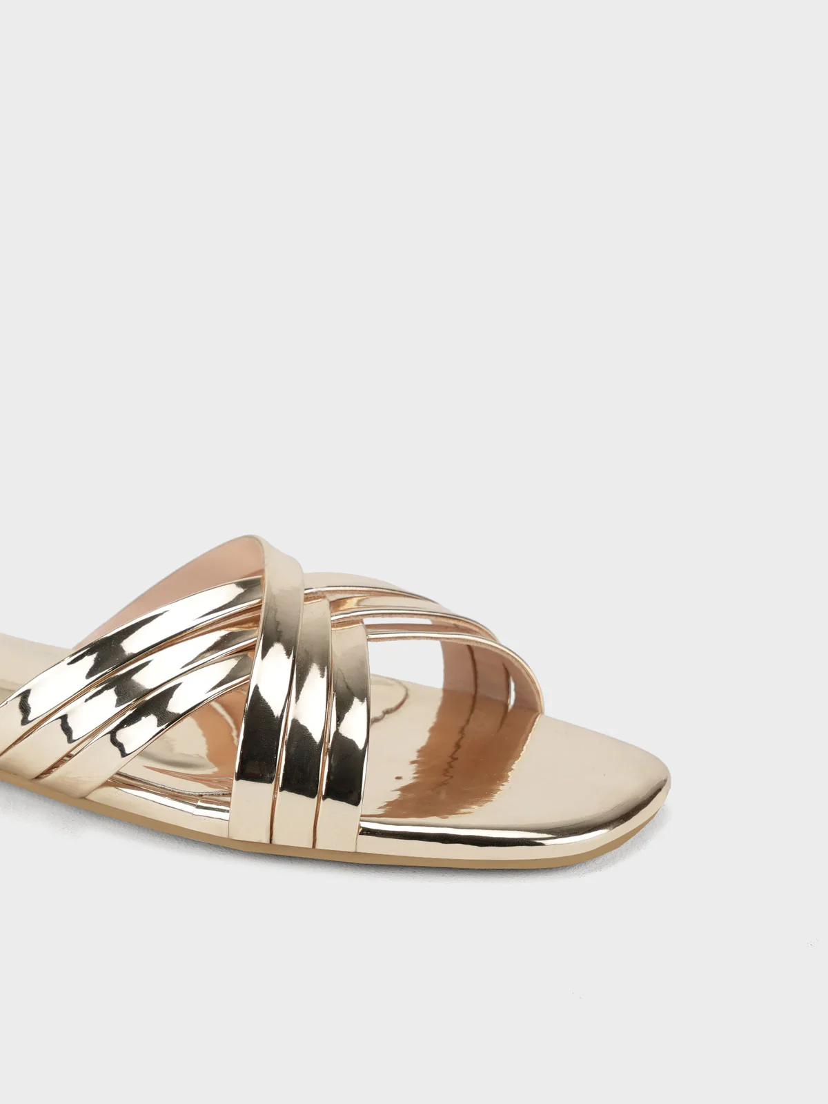 Women's "PHOSIN" Crisscross Strappy Slippers - Image 5