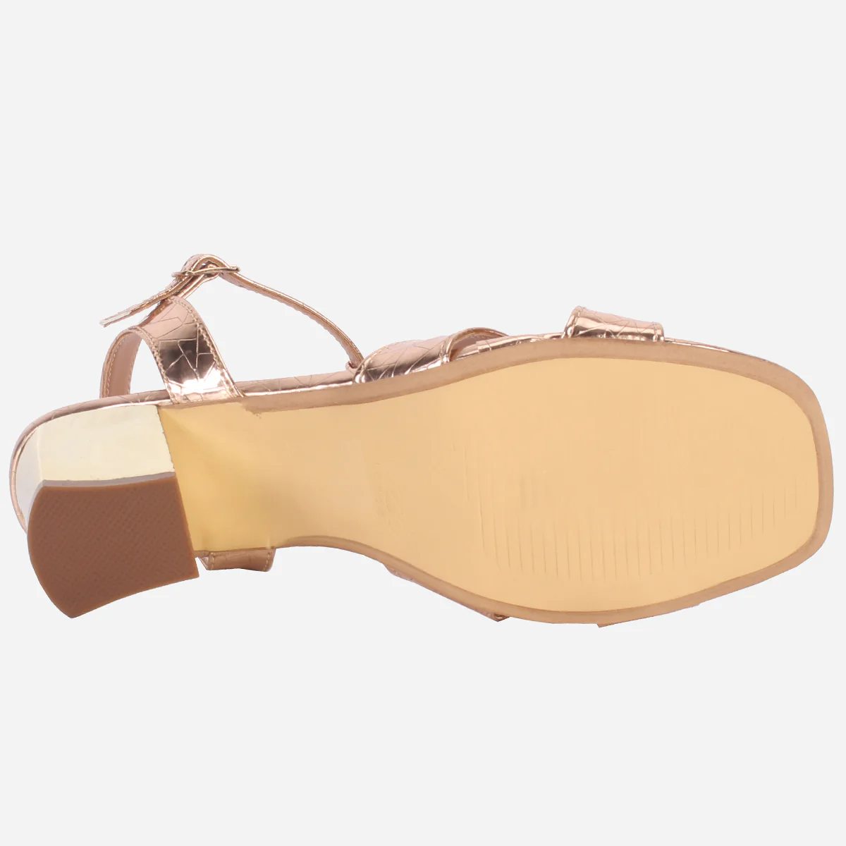 Women's "Qudsia" Shimmery Block Heeled Party Sandals - Image 5