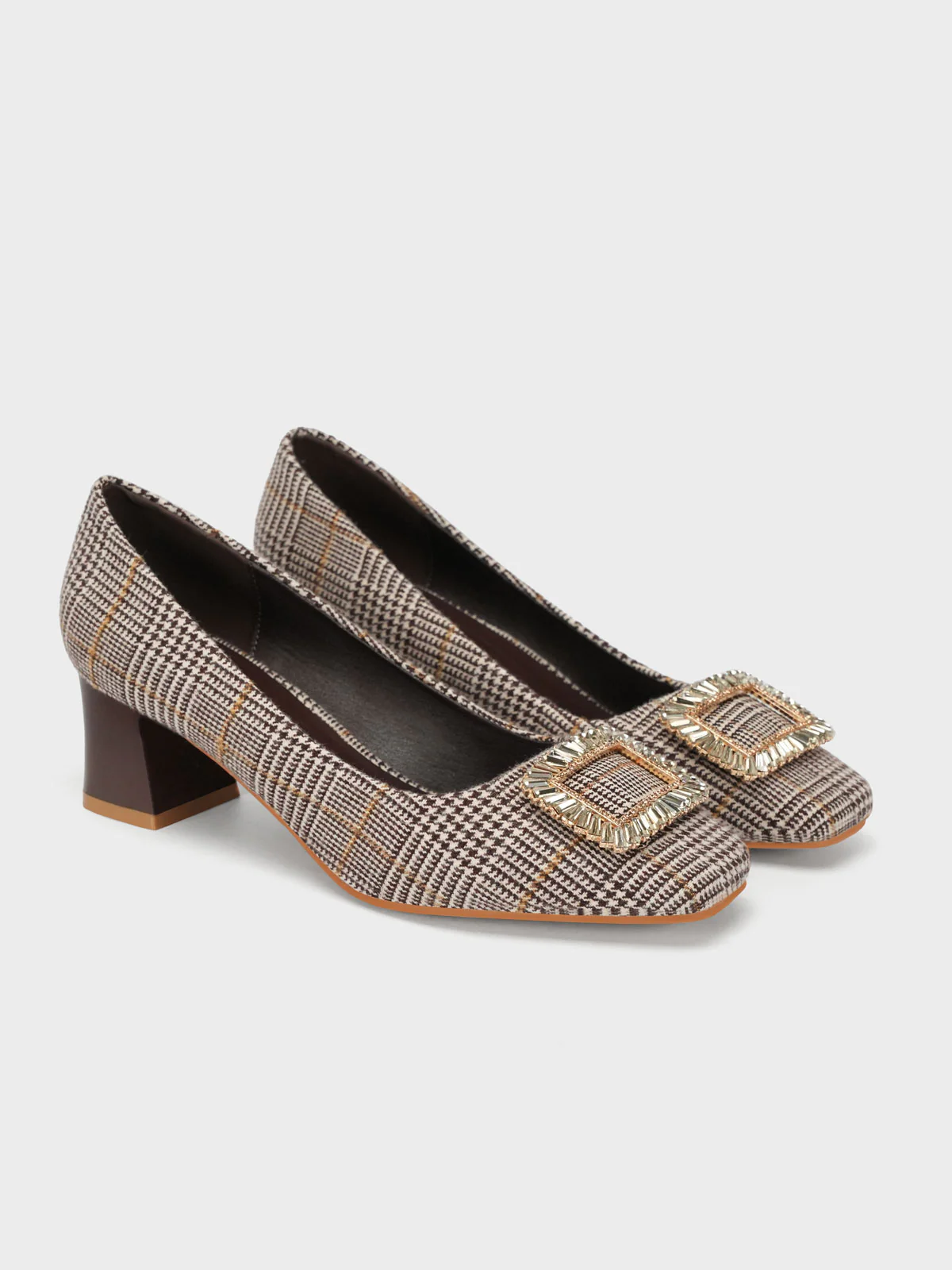 Women's "RAGNAR" Decorated Block Heel Courts - Image 2