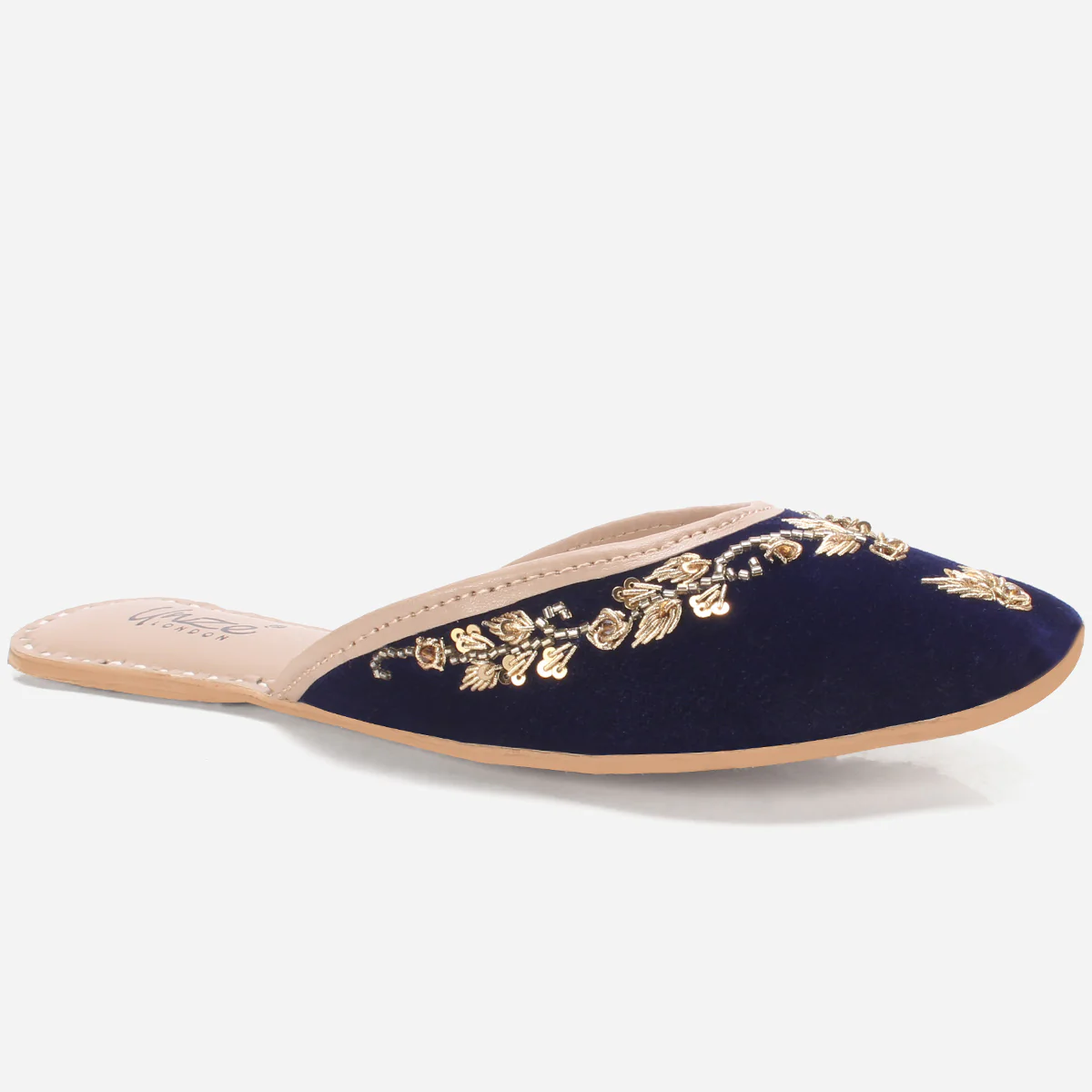 Women's "RAINER" Open Back Embellished Khussa