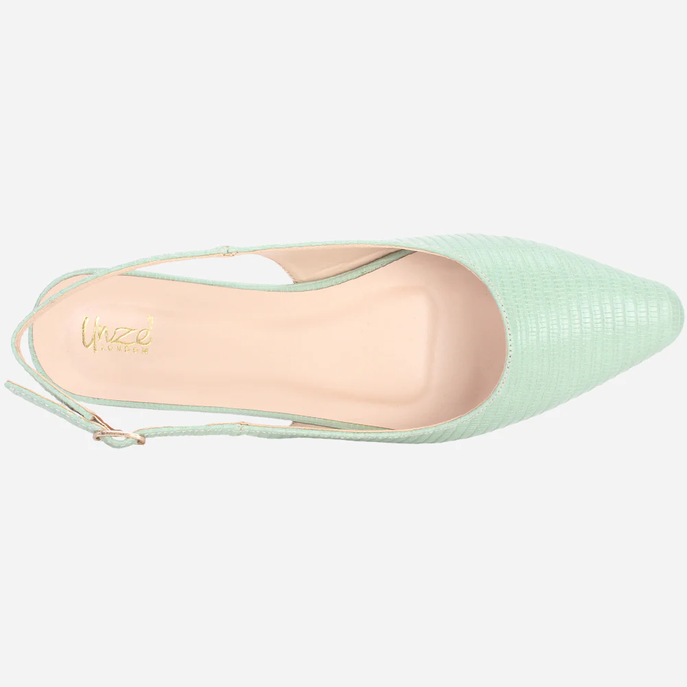 Womens "RANGO" Pointy Summer Flat Sandals - Image 4