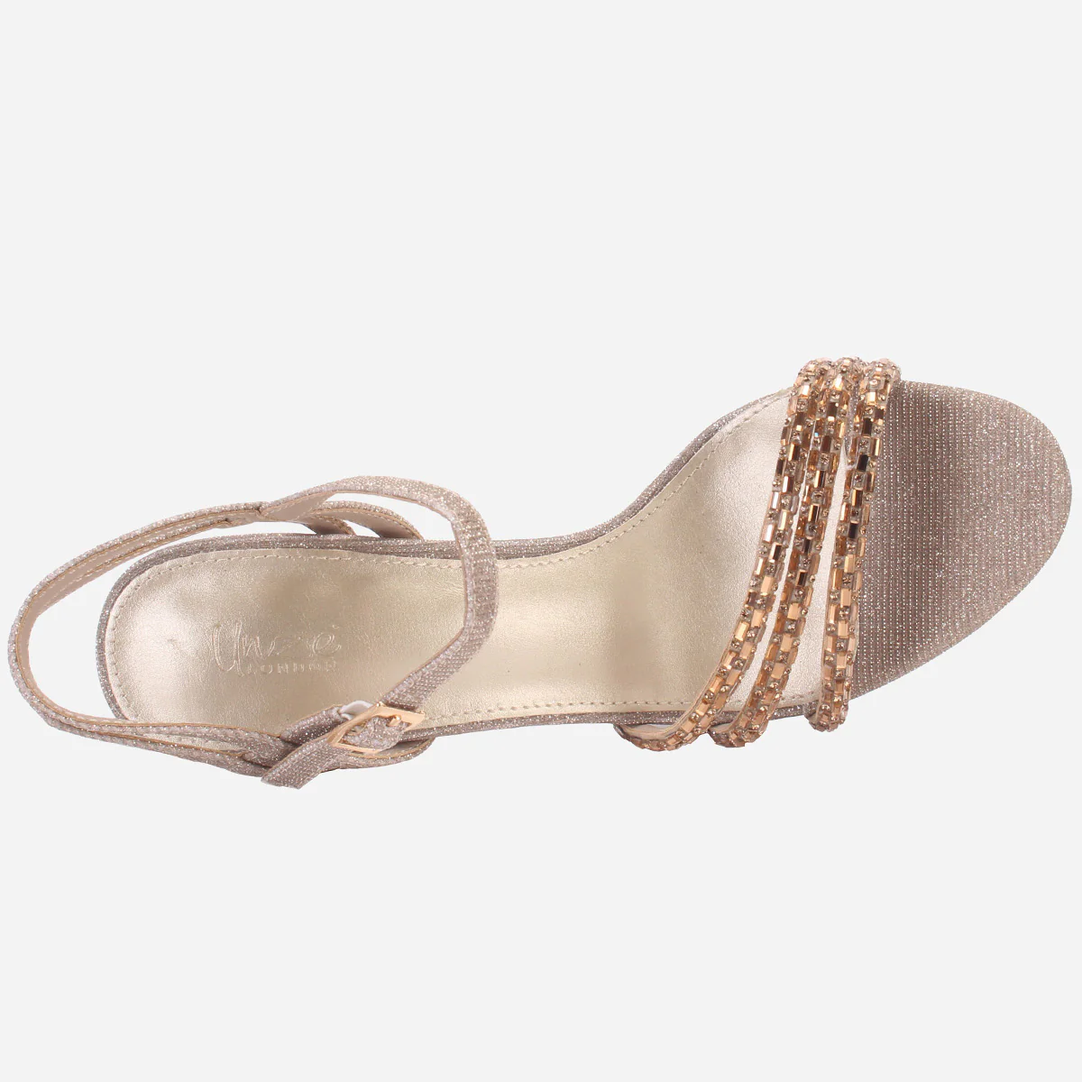 Women's "RAYYANA" Decorated Heeled Party Sandals - Image 4