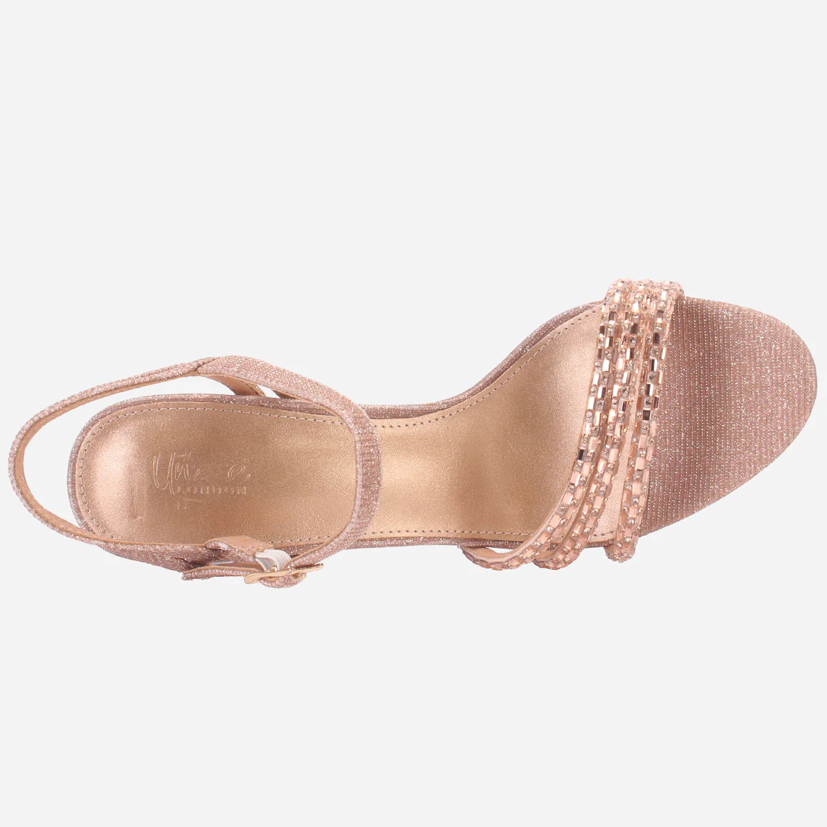 Women's "RAYYANA" Decorated Heeled Party Sandals - Image 4